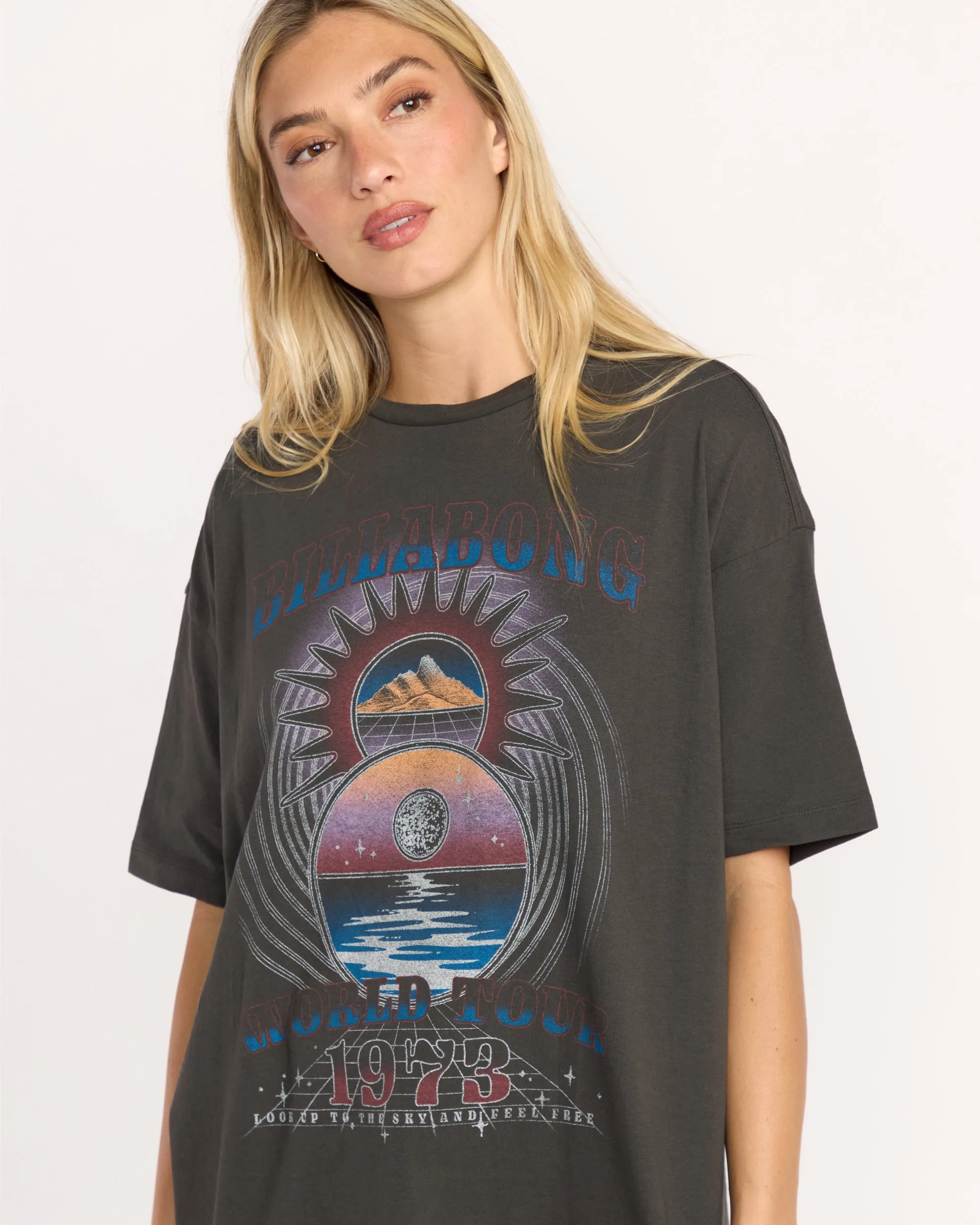 Focus Tour Tee - Off Black sold by Billabong product image thumbnail 5