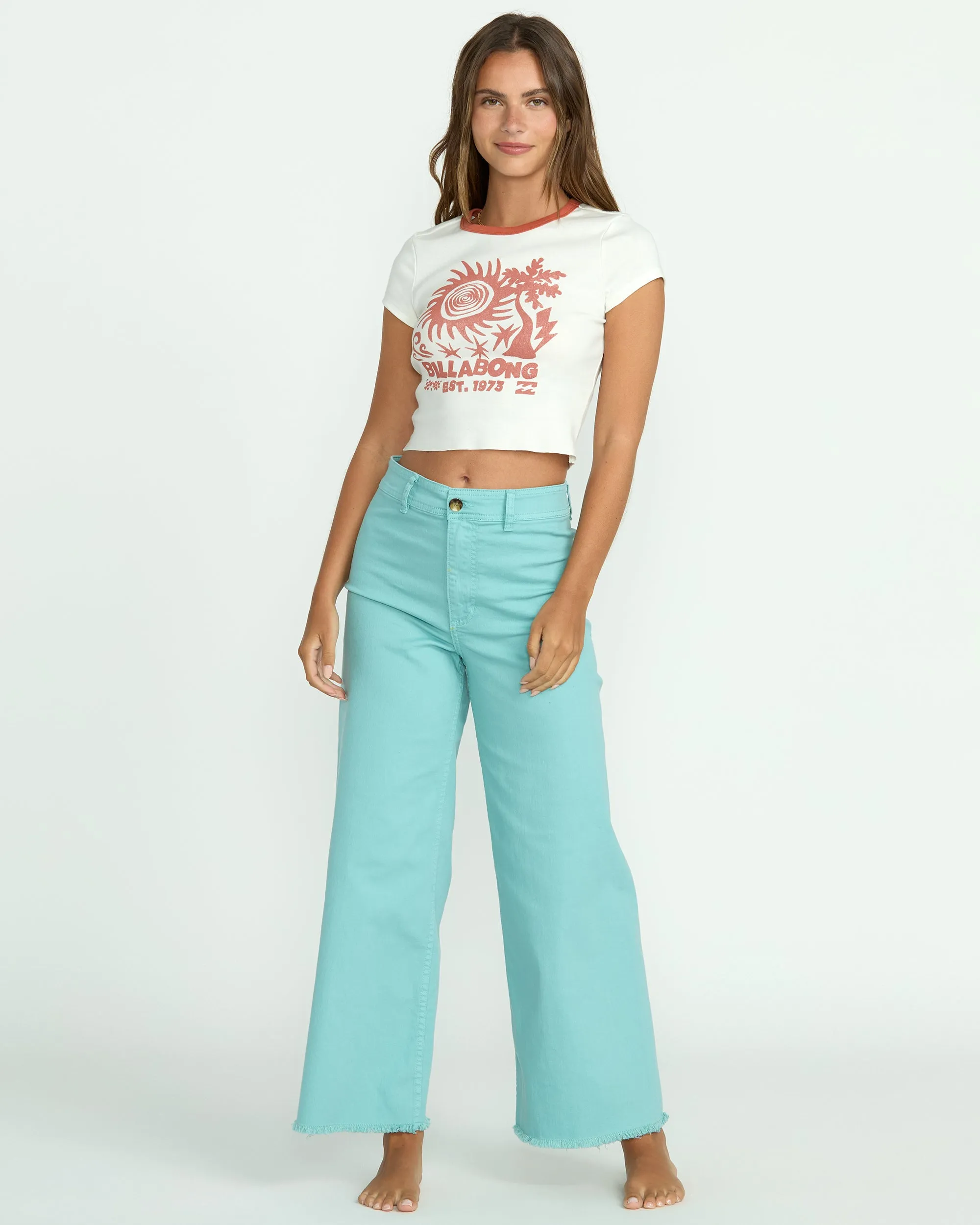 Electric Feeling Tee - Salt Crystal sold by Billabong product image thumbnail 4