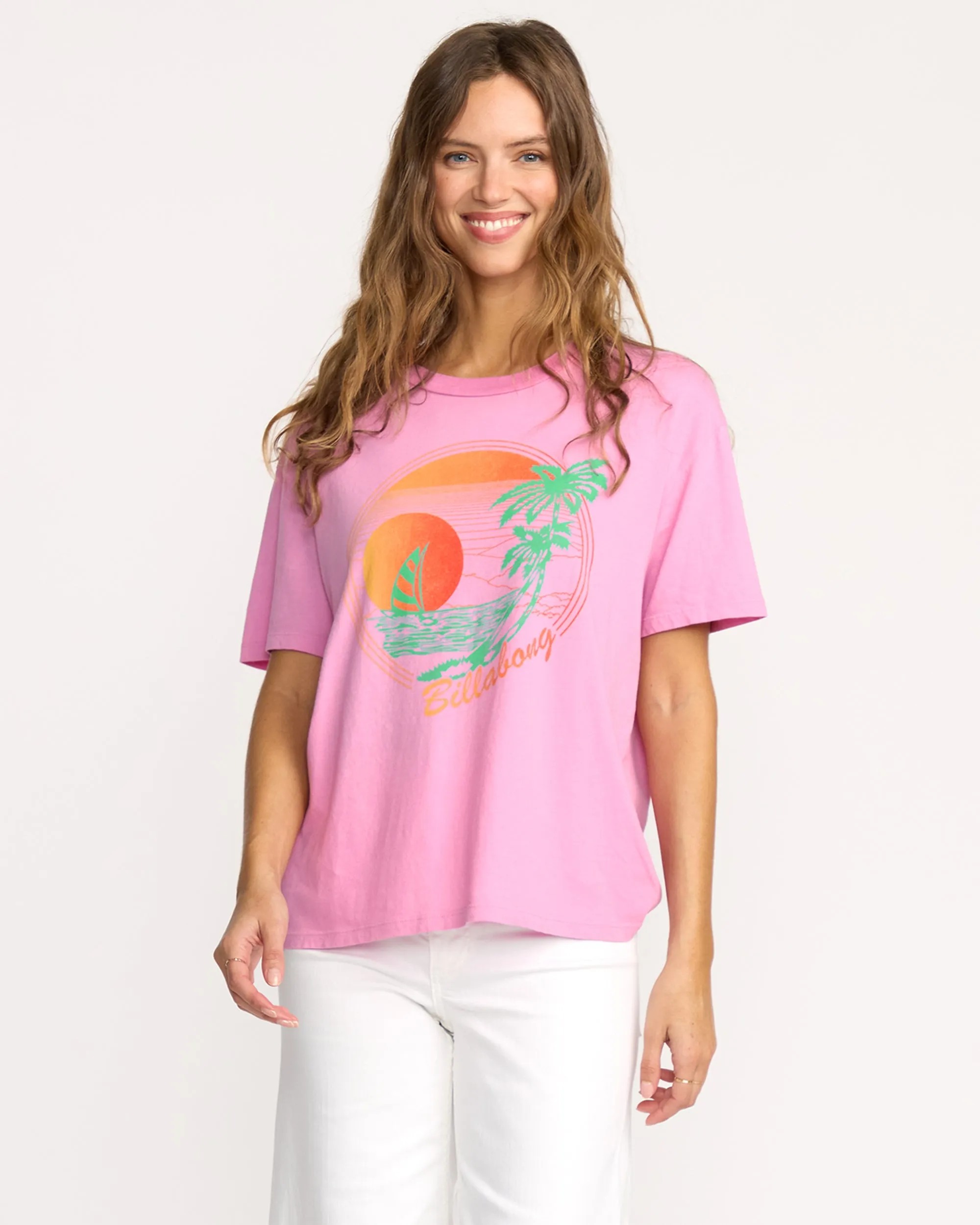 Bright New Day Tee - Bright Rose sold by Billabong