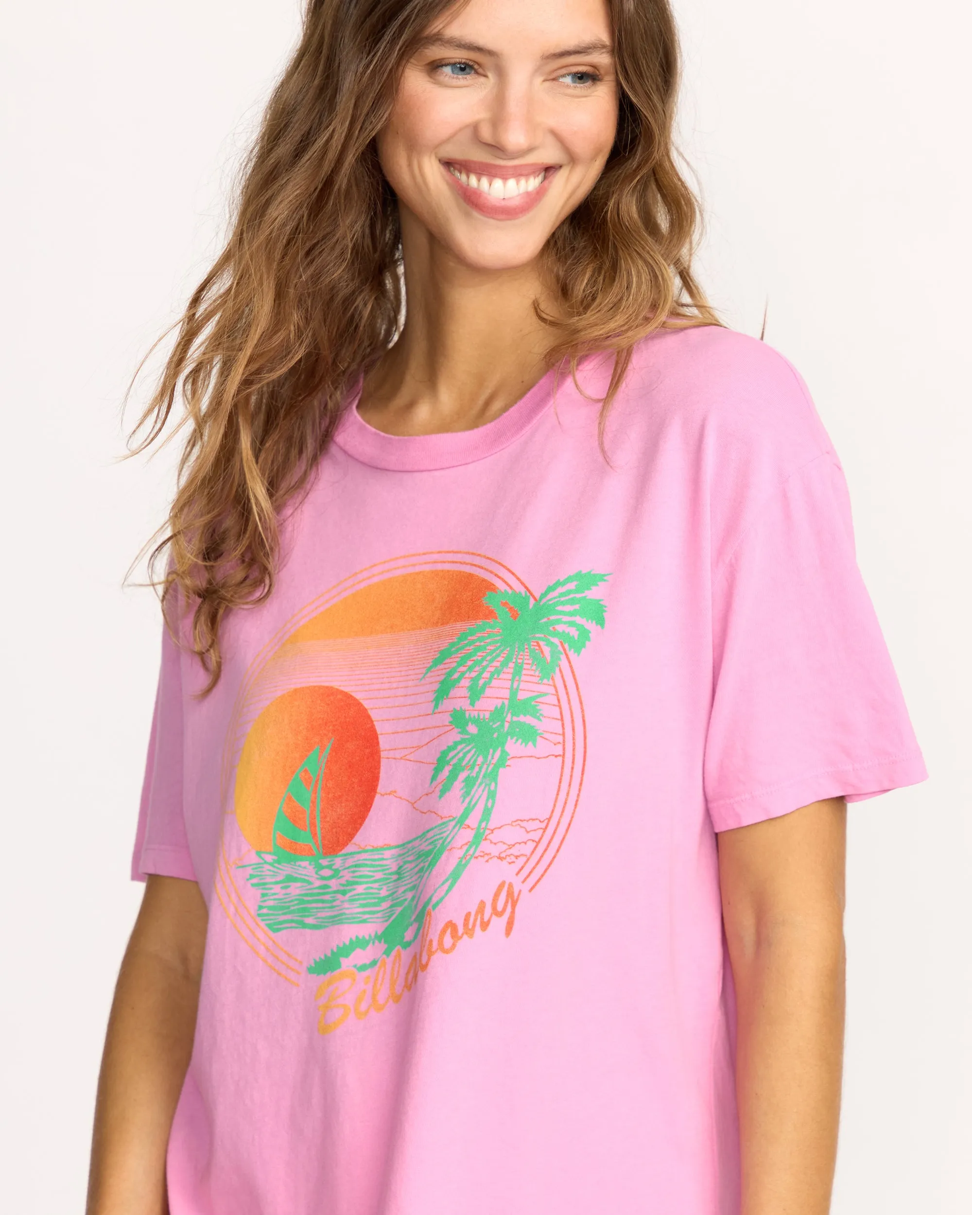 Bright New Day Tee - Bright Rose sold by Billabong product image thumbnail 5