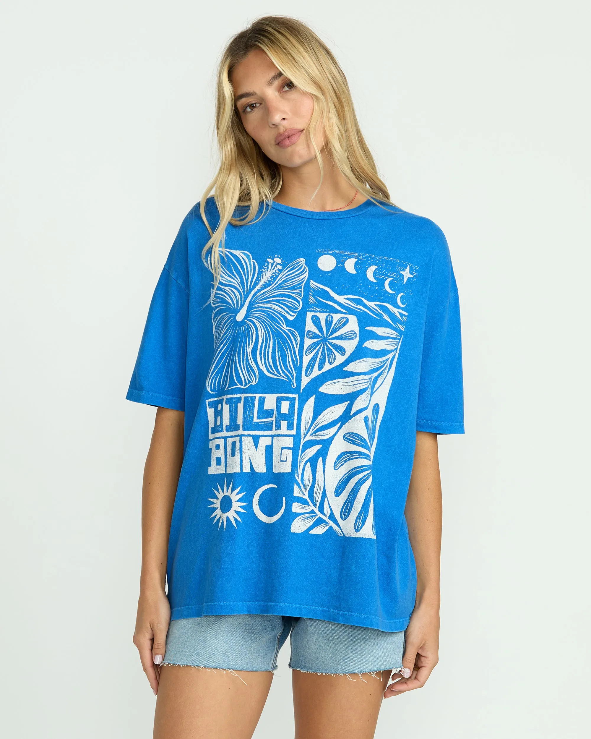 Summer Nights Tee - True Blue sold by Billabong