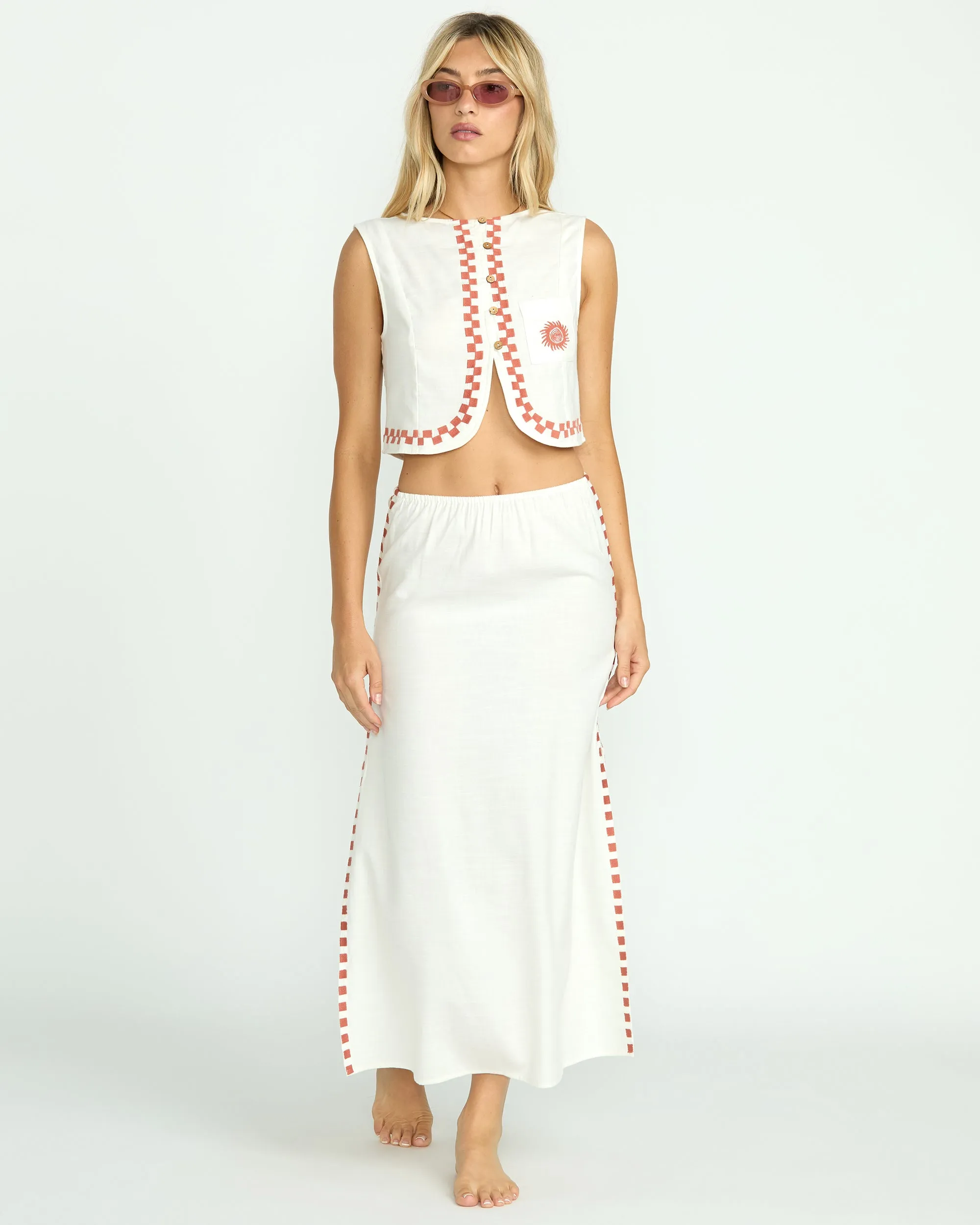 Secret Cove Skirt - Salt Crystal sold by Billabong product image thumbnail 4
