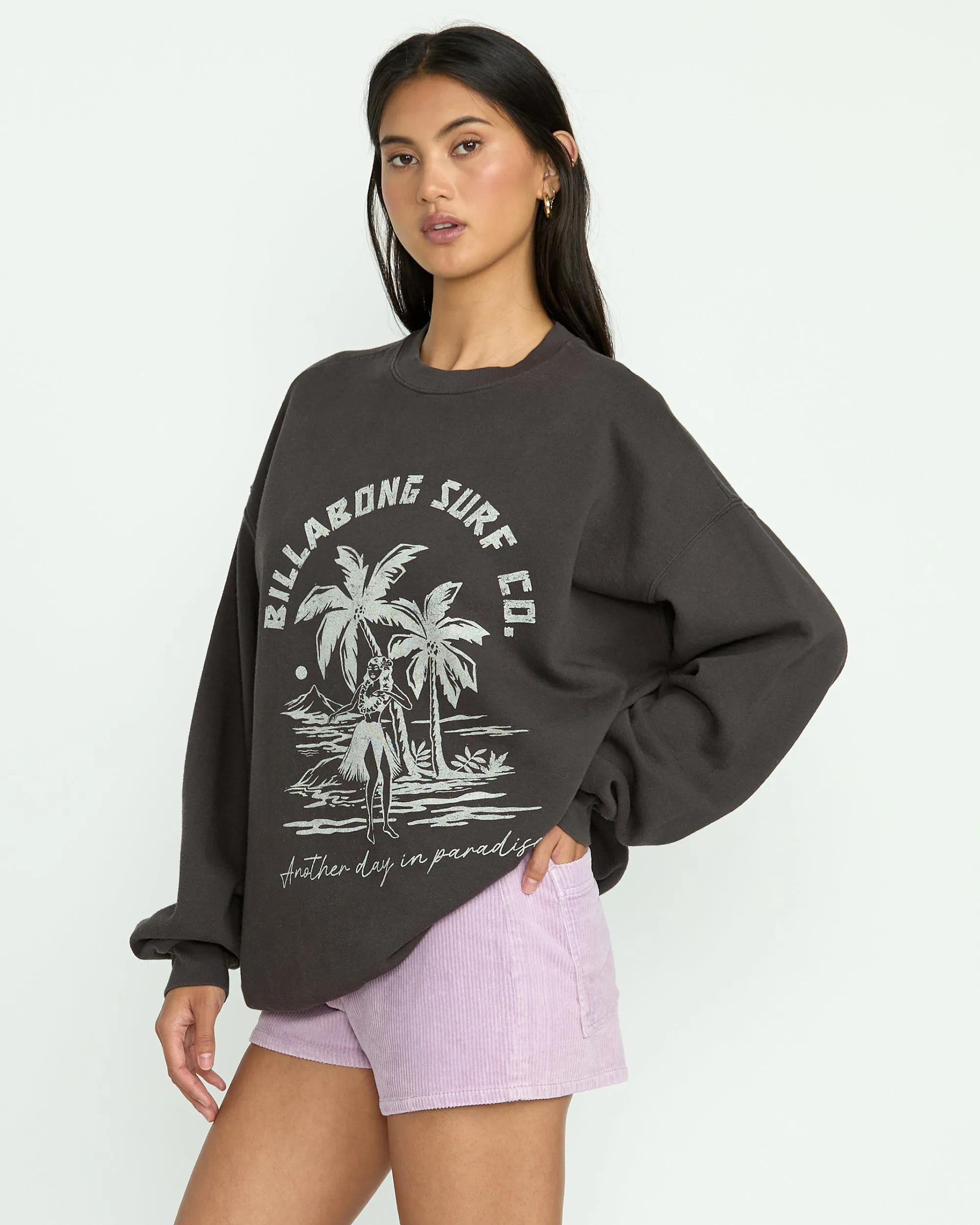 Ride In Crew Sweatshirt - Black Sands sold by Billabong product image thumbnail 3