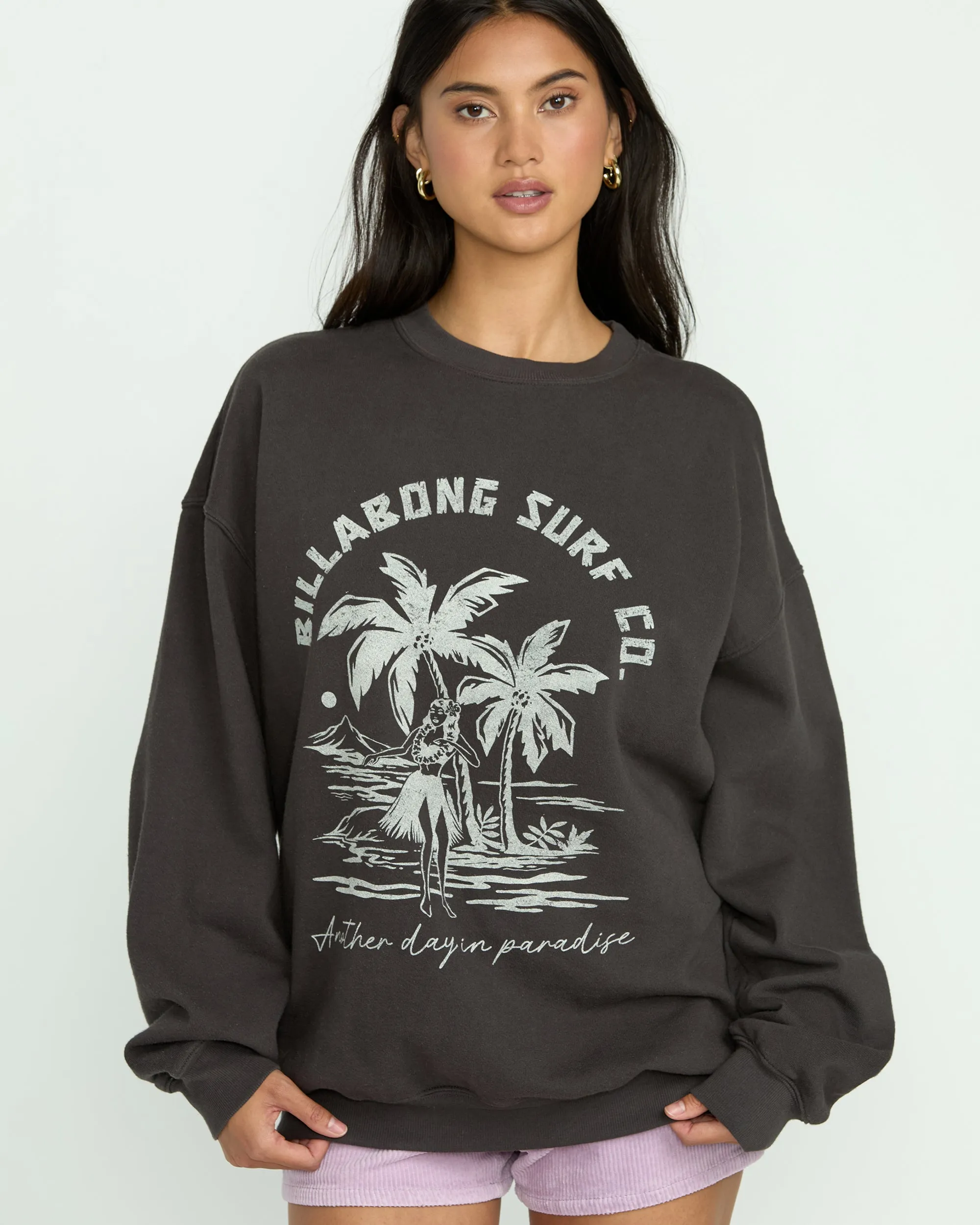 Ride In Crew Sweatshirt - Black Sands sold by Billabong product image thumbnail 5