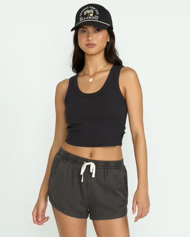 Rerun Tank - Black Sands sold by Billabong