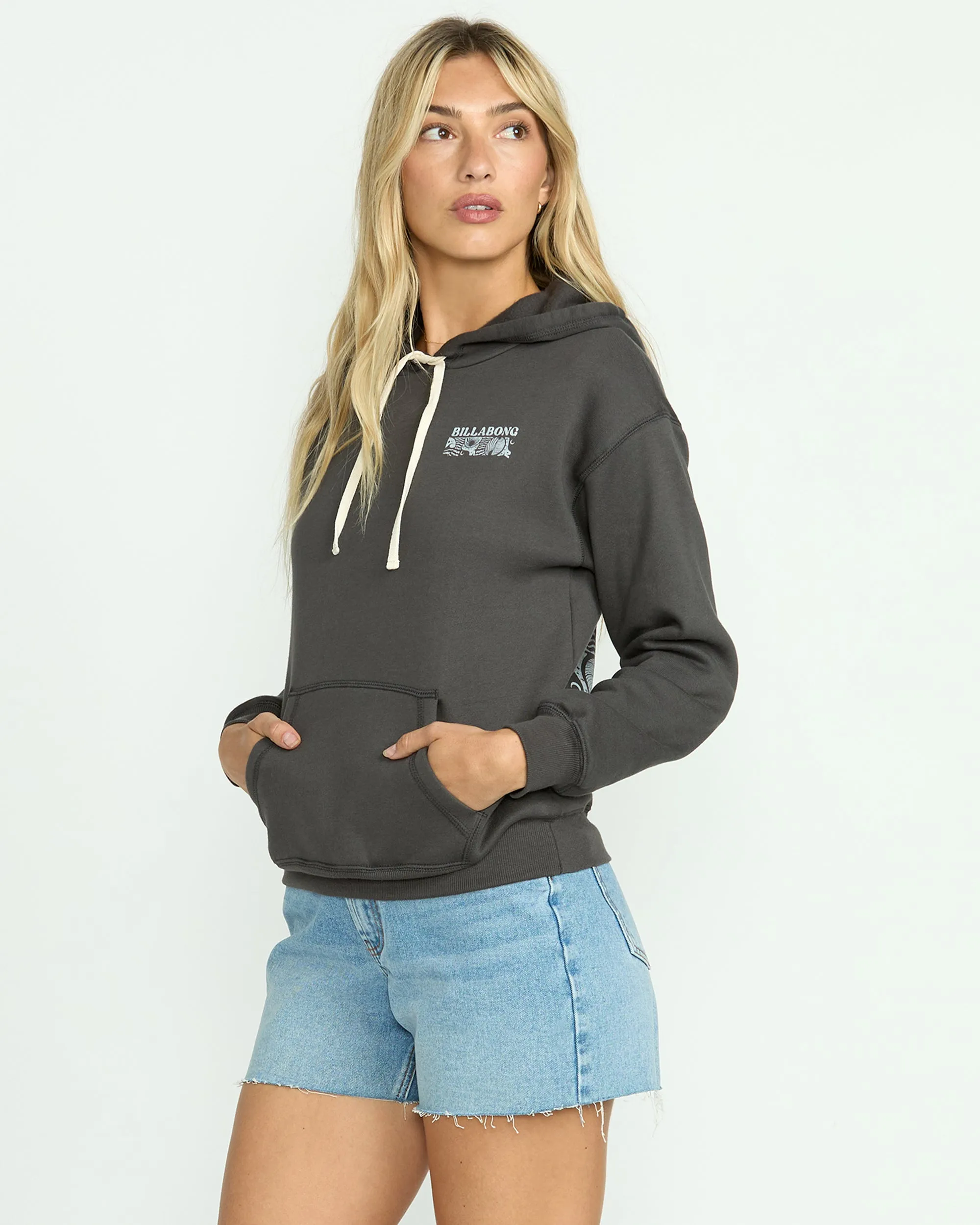 Miles Apart Hoodie - Off Black sold by Billabong product image thumbnail 3