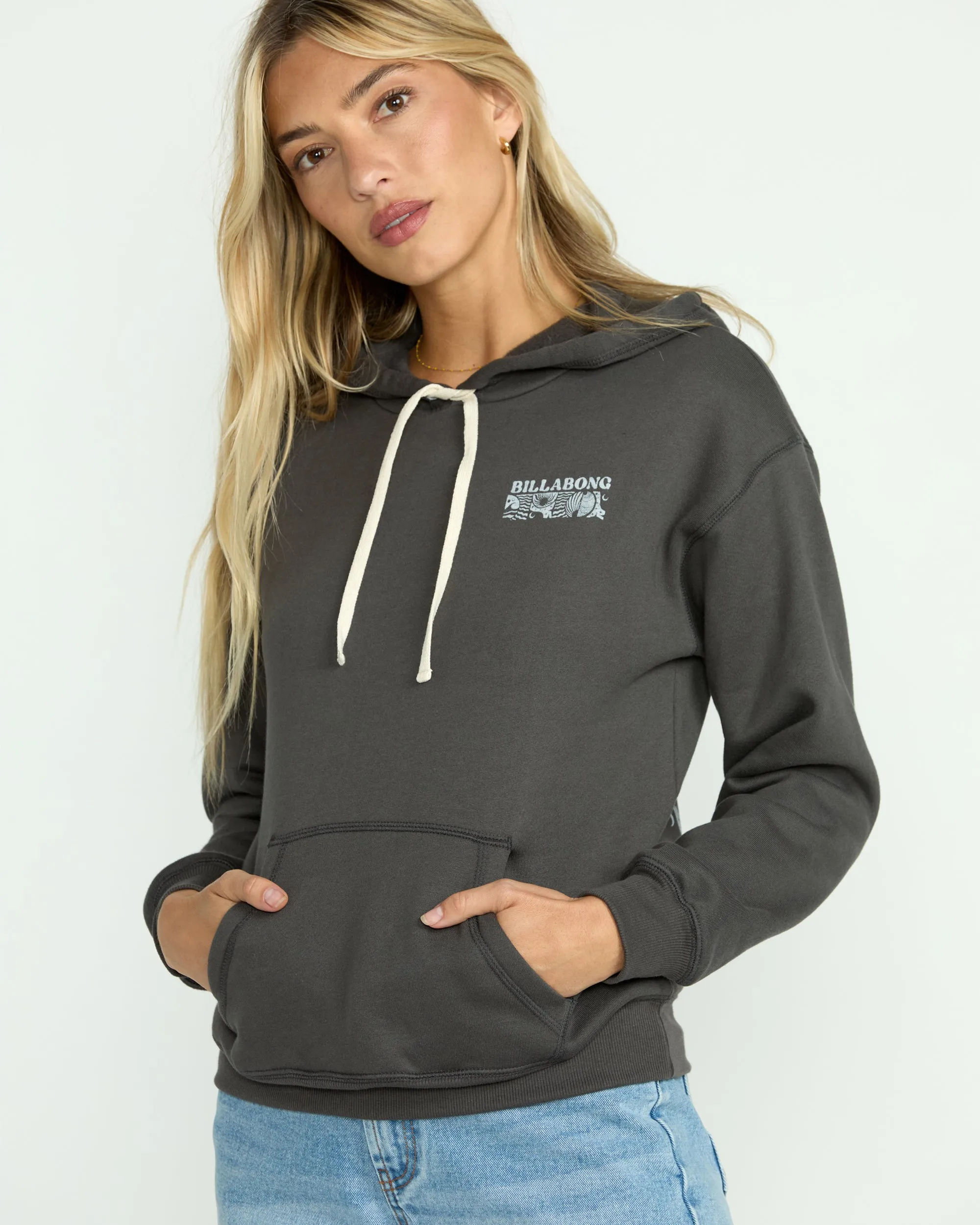 Miles Apart Hoodie - Off Black sold by Billabong product image thumbnail 5
