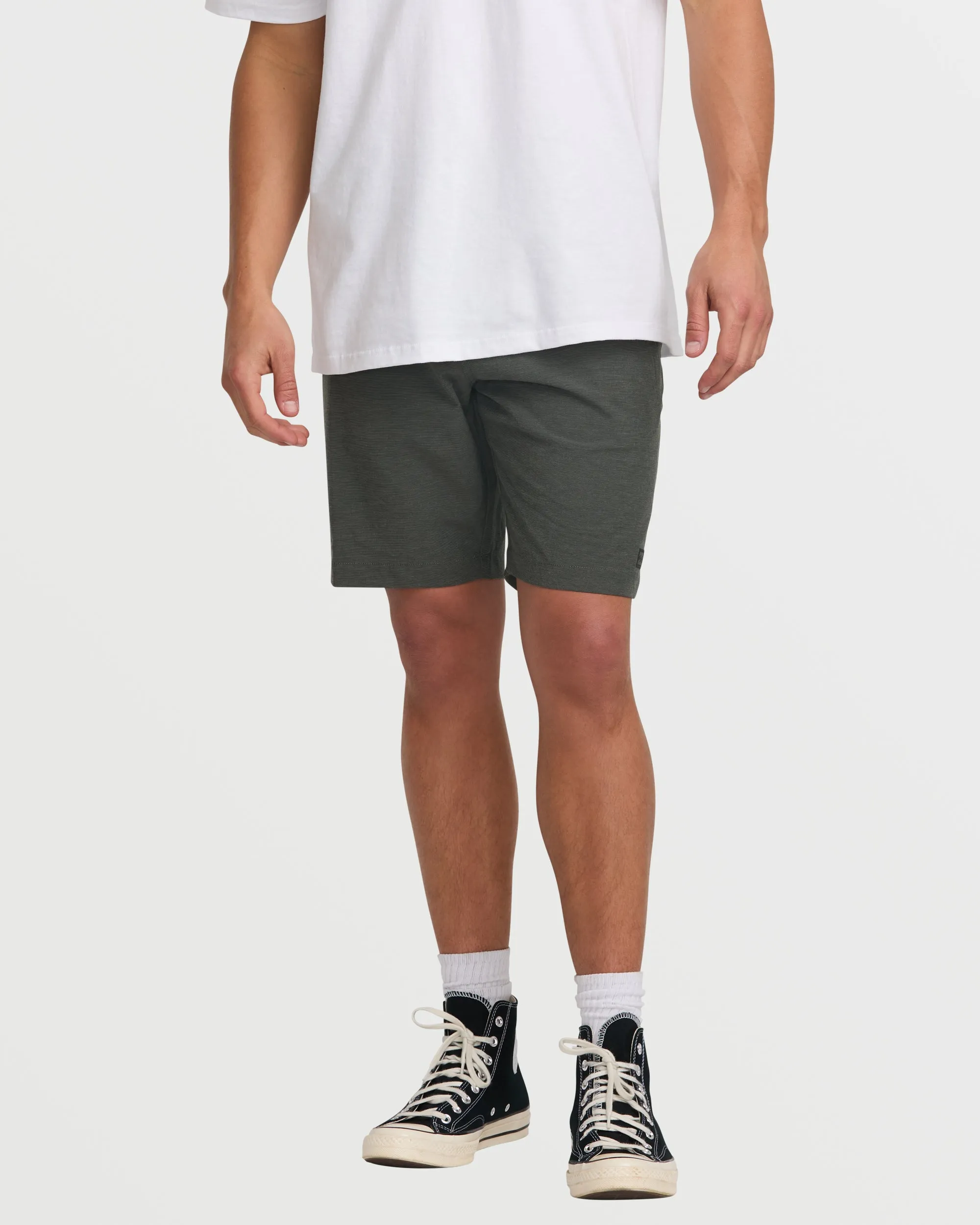Crossfire Submersible 19" Hybrid Shorts - Asphalt sold by Billabong