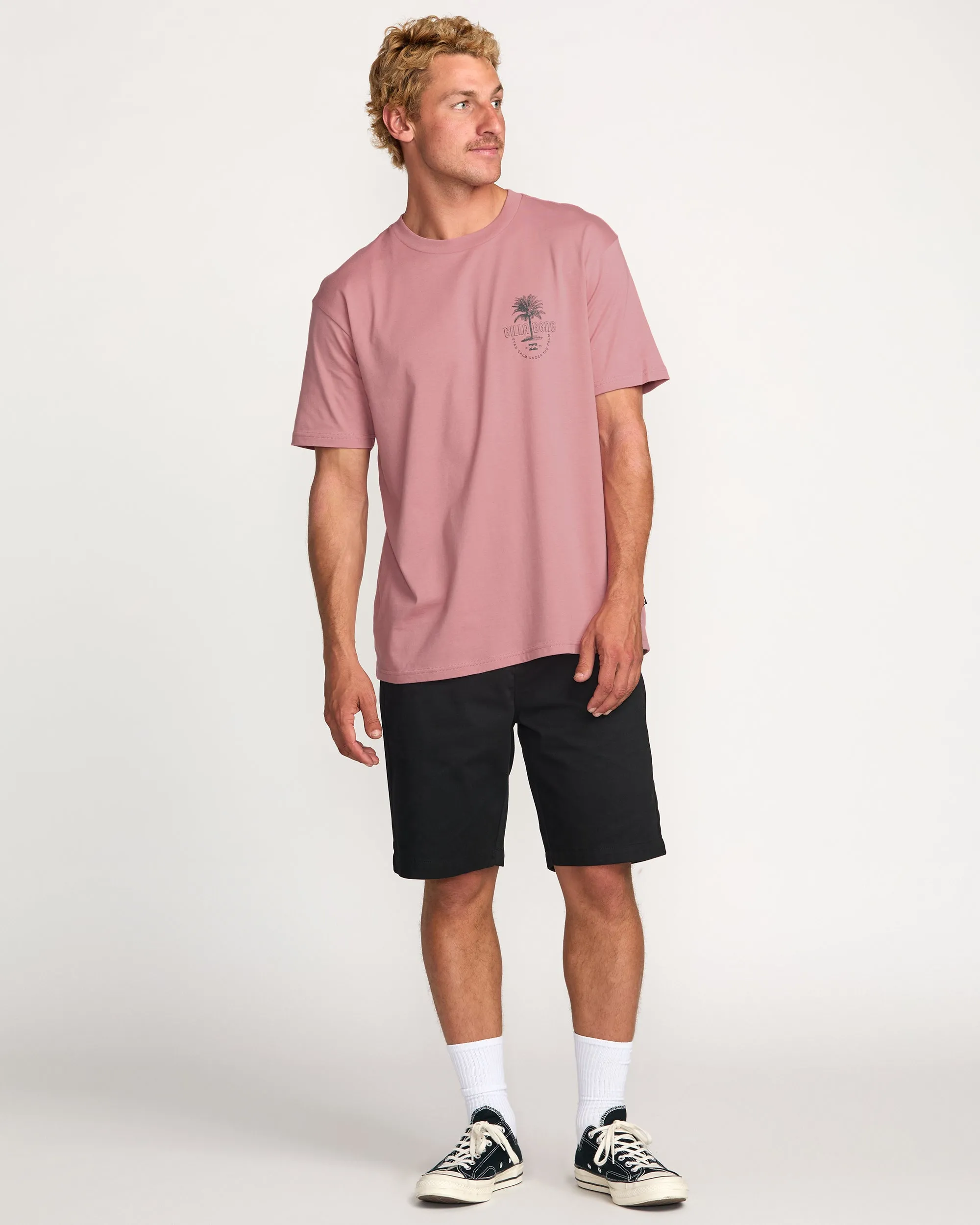 Calm Palm Premium Tee - Dusty Pink sold by Billabong product image thumbnail 5