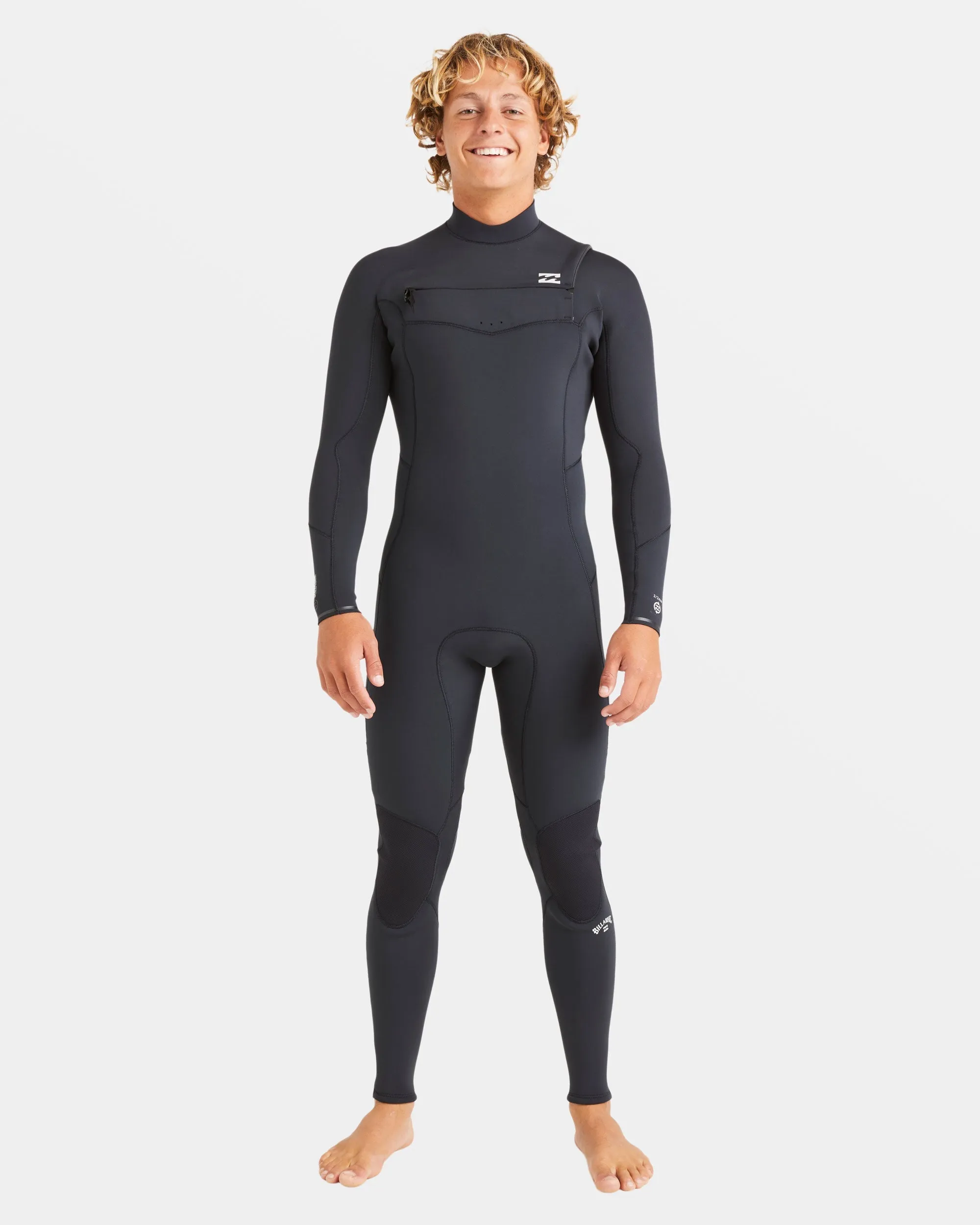 4/3mm Absolute Natural Upcycler GBS Chest Zip Wetsuit - Black sold by Billabong