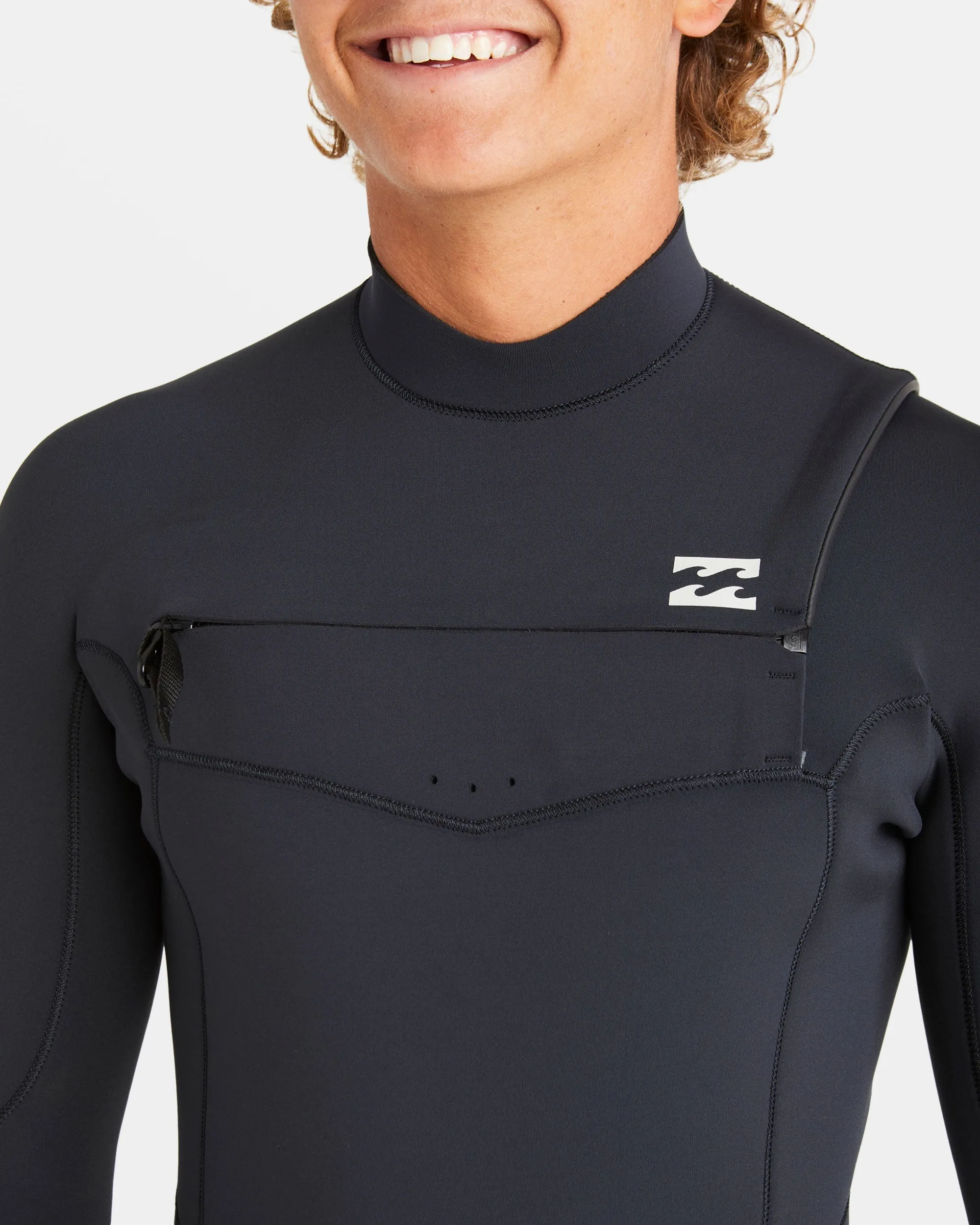 4/3mm Absolute Natural Upcycler GBS Chest Zip Wetsuit - Black sold by Billabong product image thumbnail 2