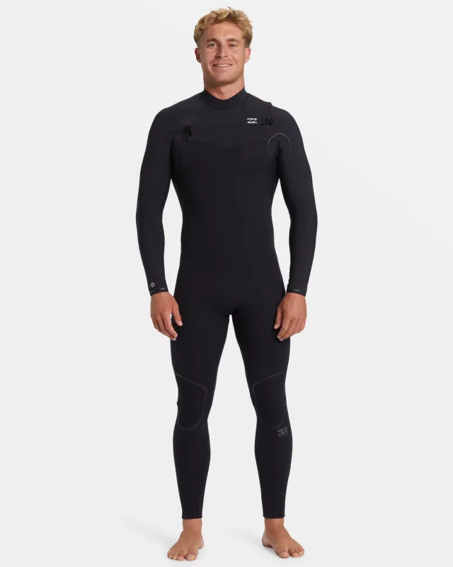 3/2mm Furnace Natural Upcycler GBS Chest Zip Wetsuit - Black sold by Billabong