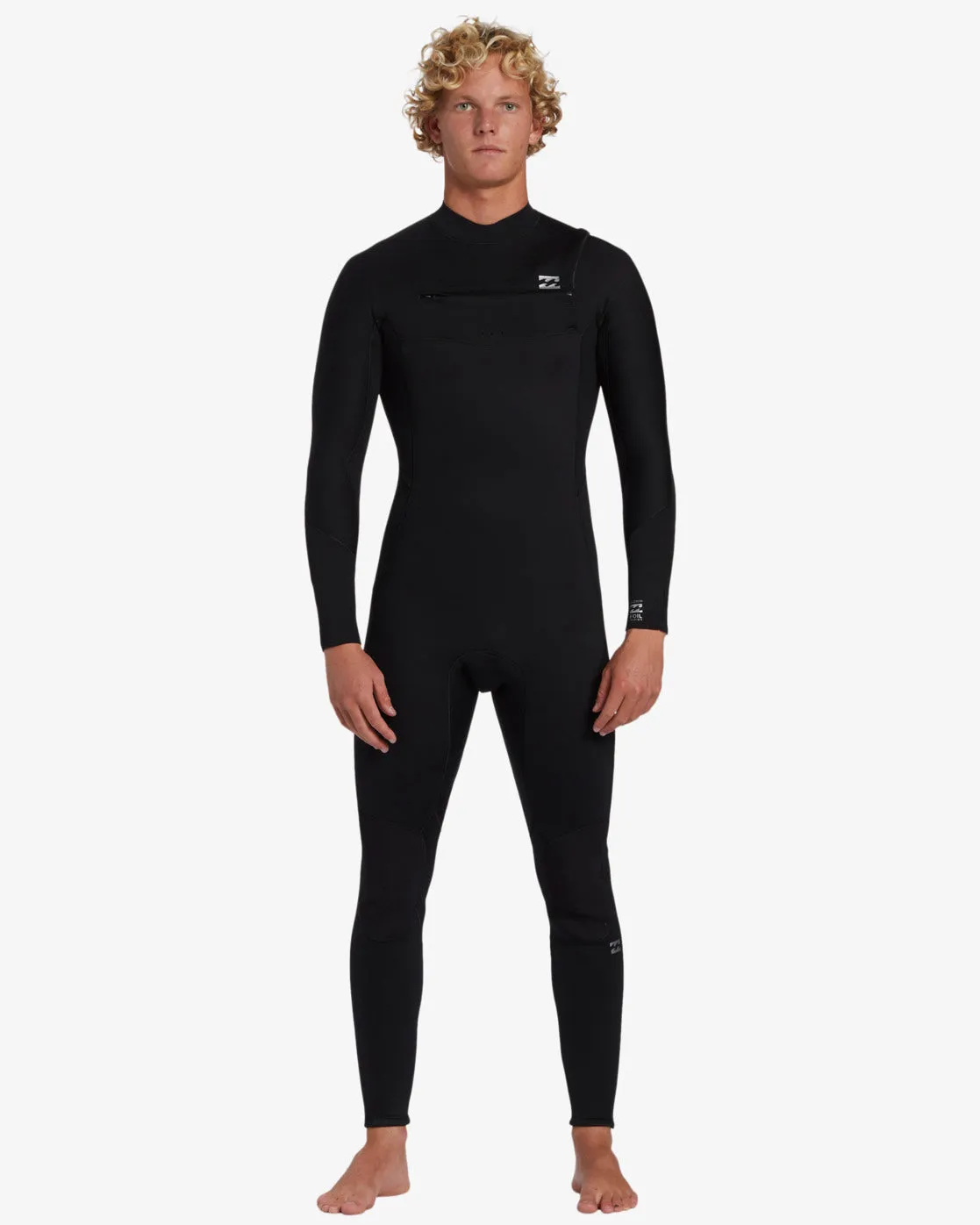 3/2mm Foil GBS Chest Zip Wetsuit - Black sold by Billabong