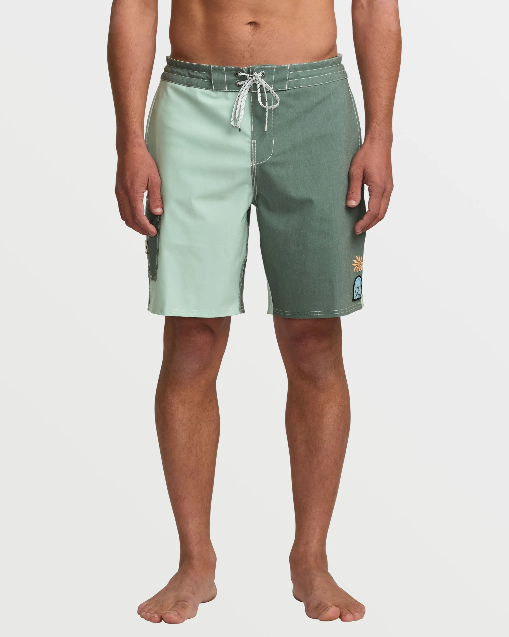 Sunshine Lo Tide 19" Boardshorts - Green Tea sold by Billabong product image thumbnail 2