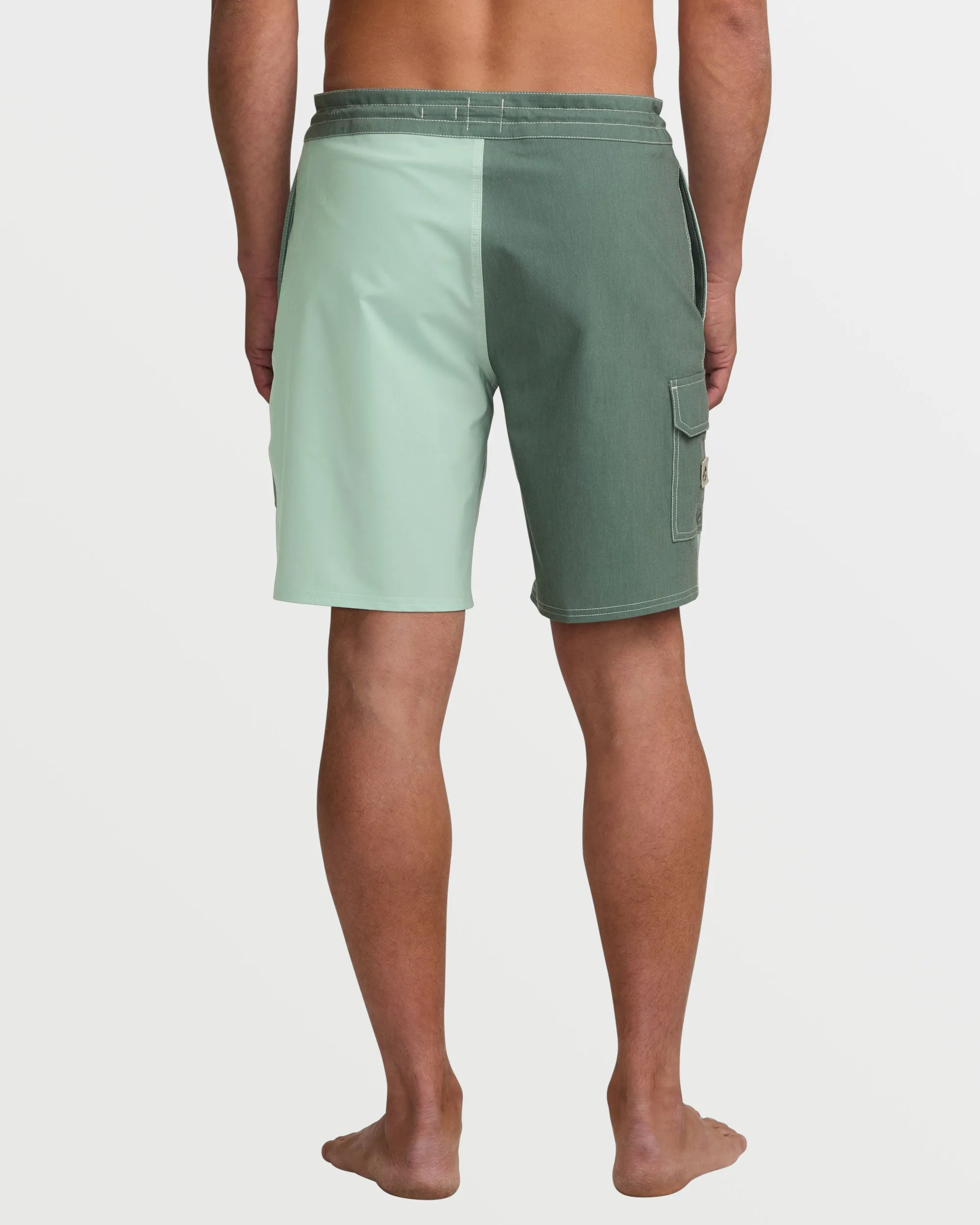 Sunshine Lo Tide 19" Boardshorts - Green Tea sold by Billabong product image thumbnail 4