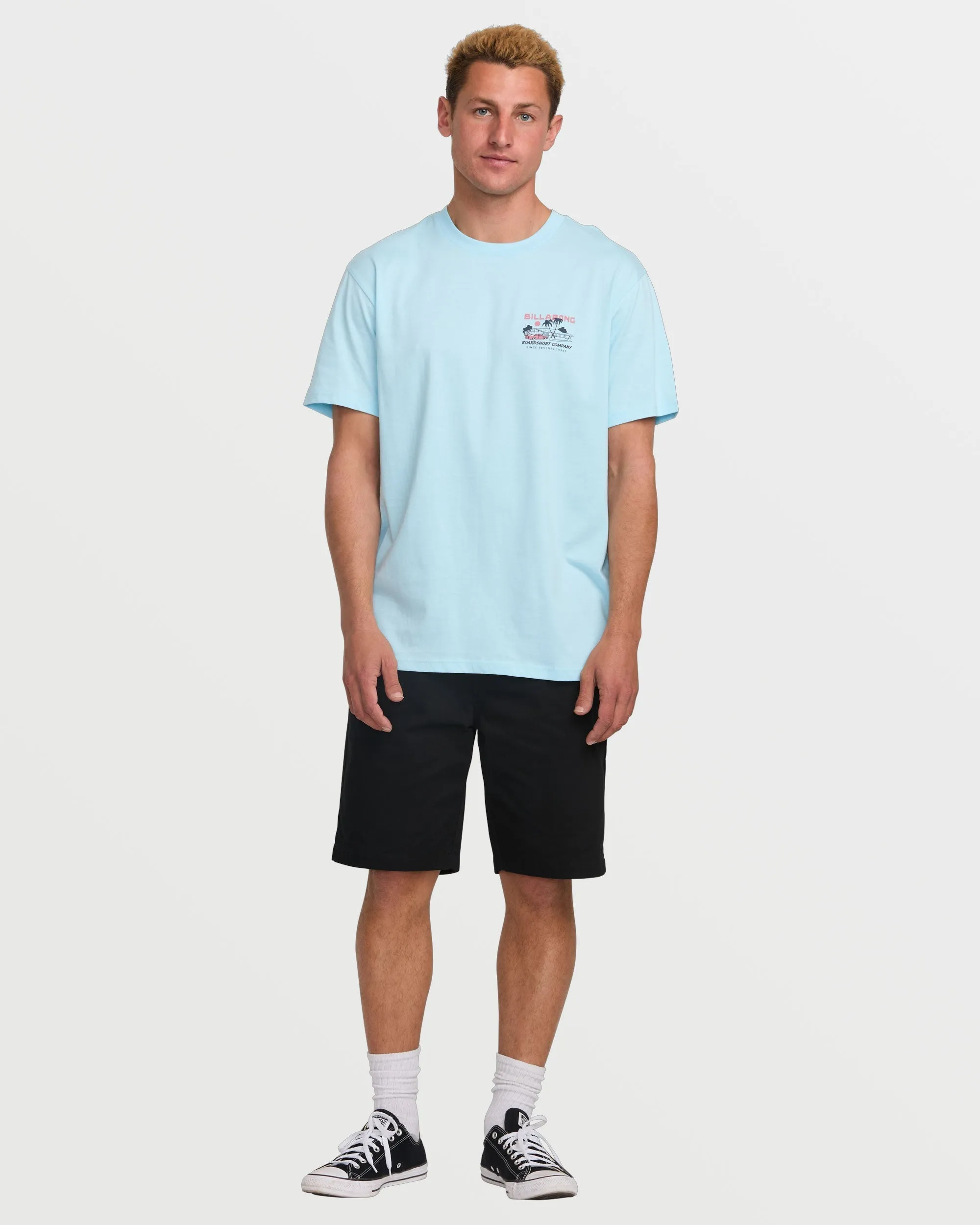 Palm Springs Premium Tee - Coastal Blue sold by Billabong product image thumbnail 5