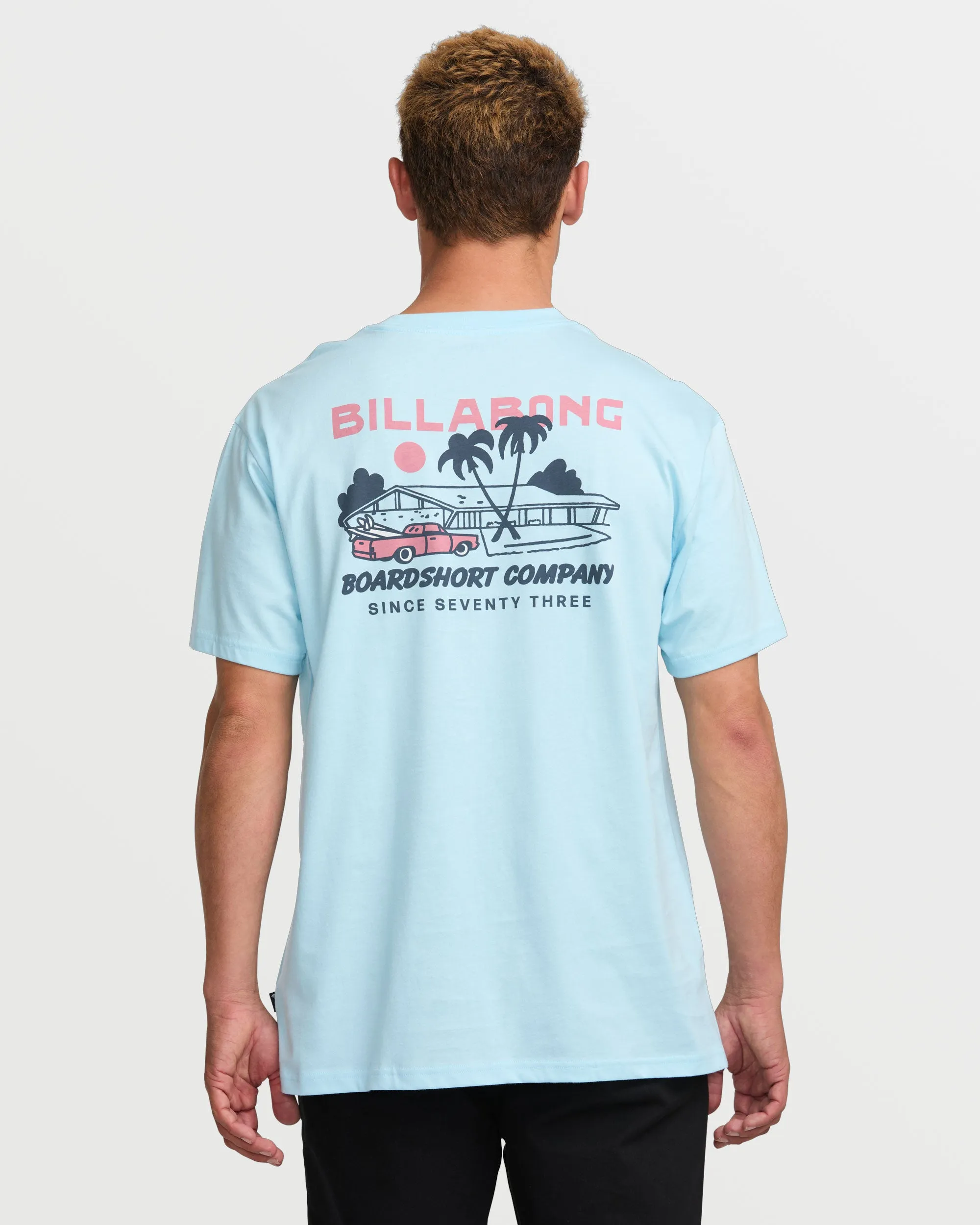 Palm Springs Premium Tee - Coastal Blue sold by Billabong