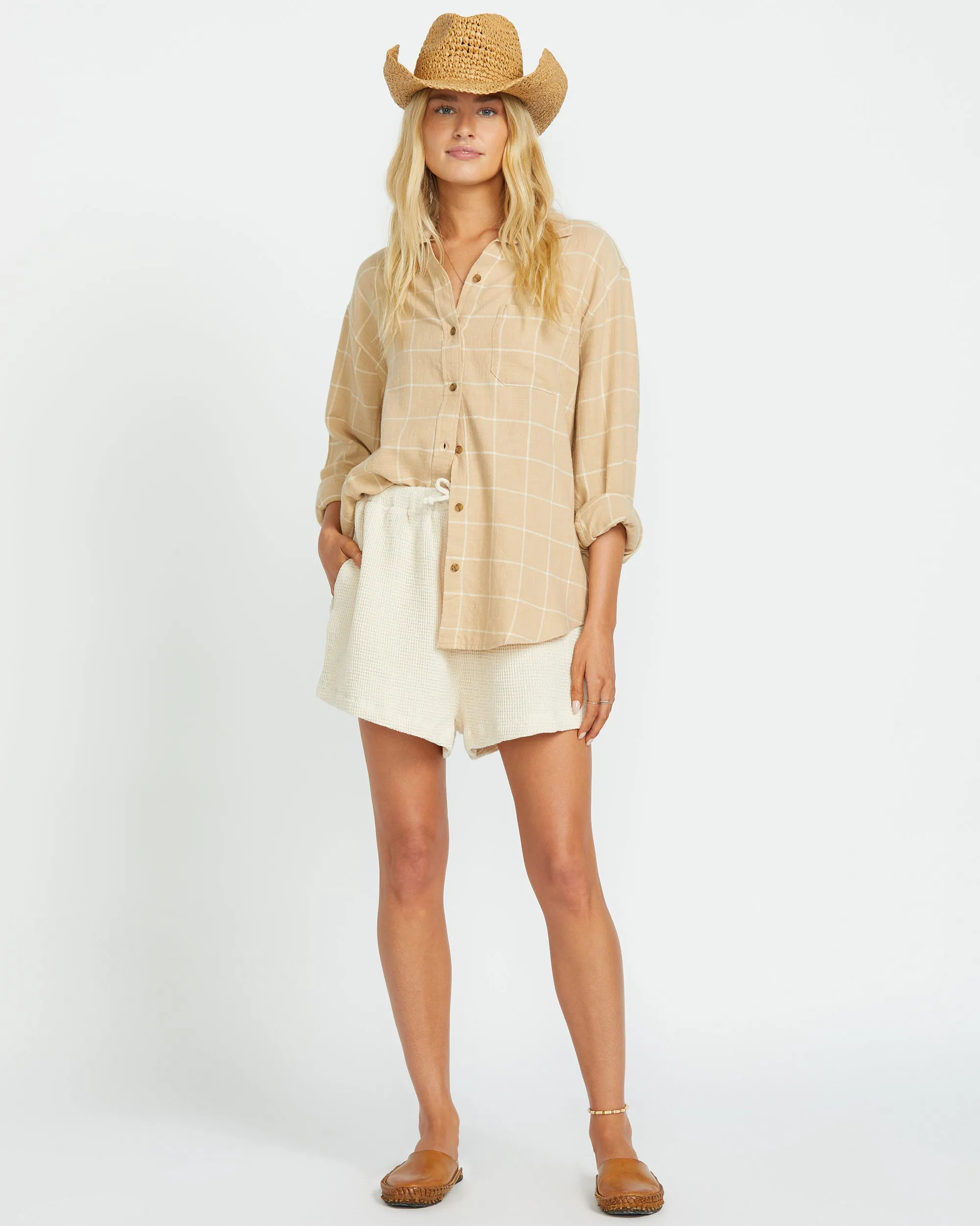 Layer Up Long Sleeve Shirt - Khaki sold by Billabong product image thumbnail 4