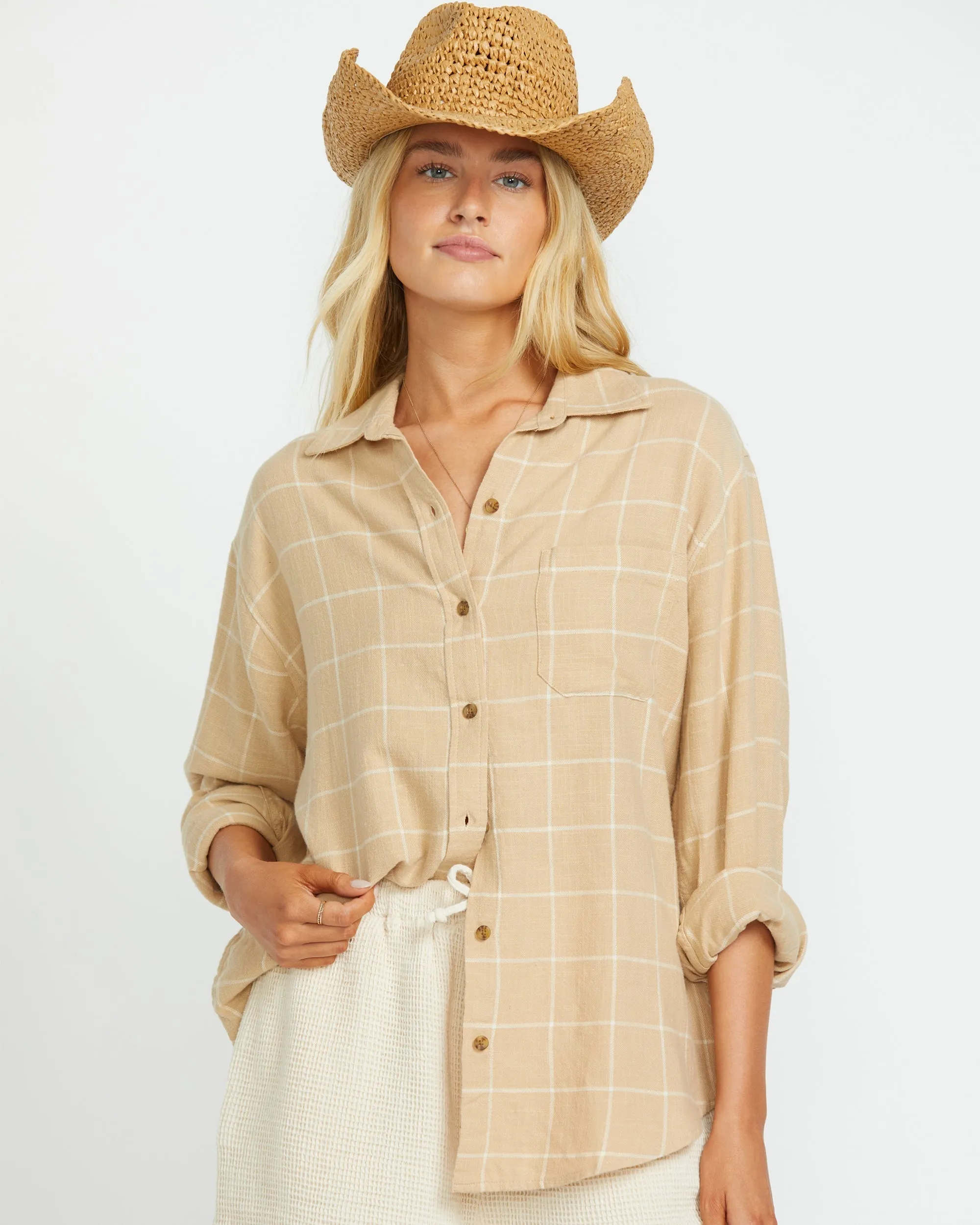Layer Up Long Sleeve Shirt - Khaki sold by Billabong product image thumbnail 5