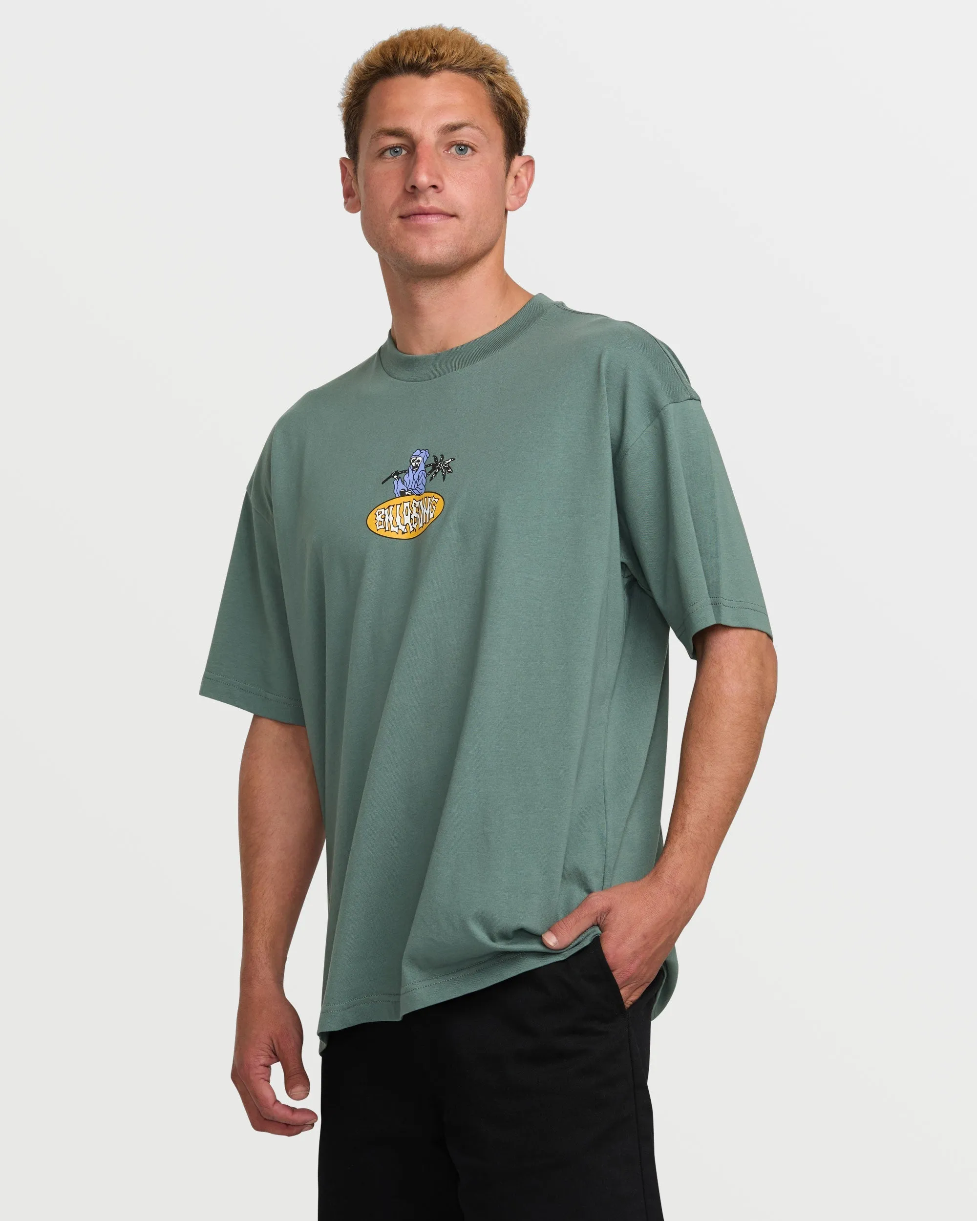 Tropical Reaper OG Tee - Dark Slate sold by Billabong product image thumbnail 3