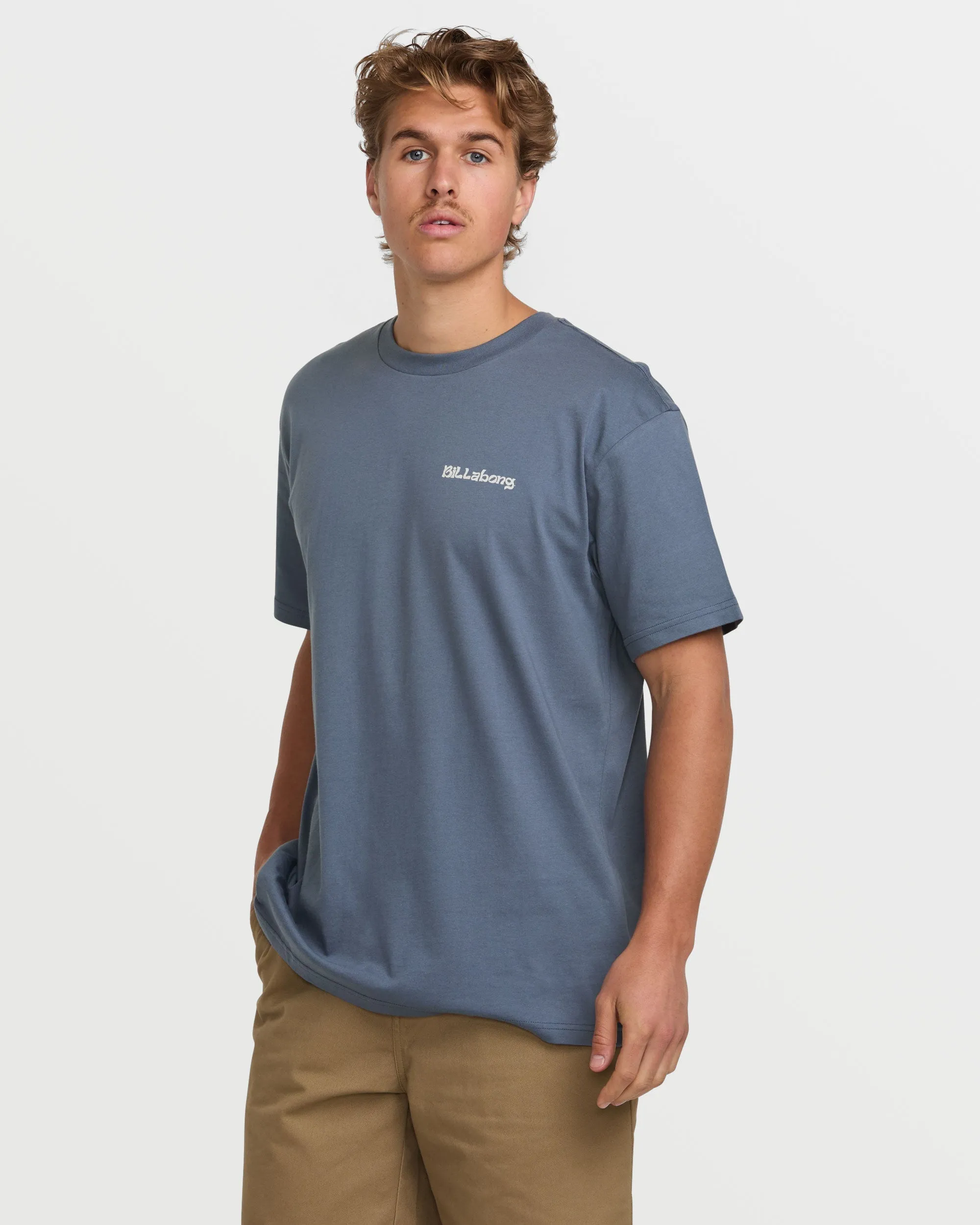 Trouble In Paradise Premium Tee - Slate Blue sold by Billabong product image thumbnail 3