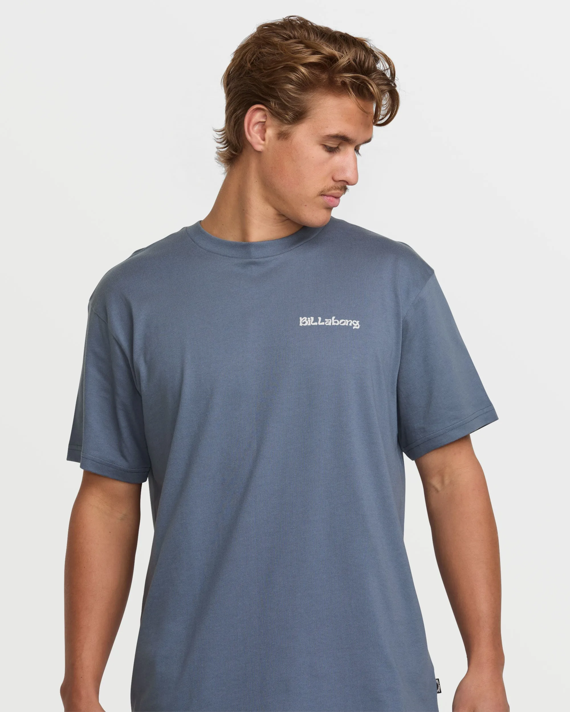 Trouble In Paradise Premium Tee - Slate Blue sold by Billabong product image thumbnail 4