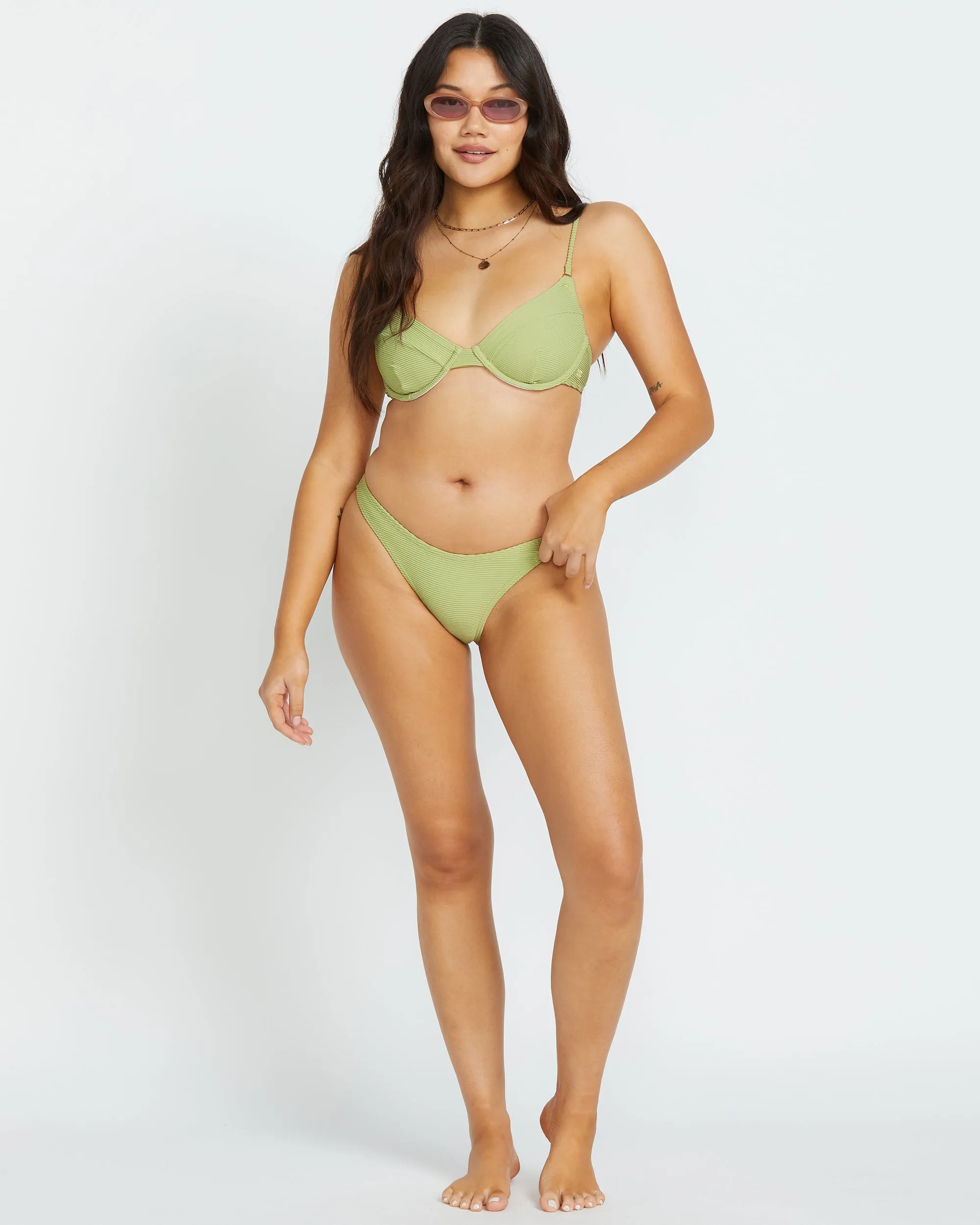 Tanlines Morgan Underwire Bikini Top - Avocado sold by Billabong product image thumbnail 4