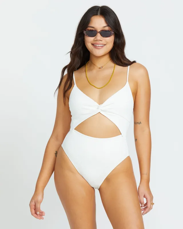 Salt And Sol Mika One-Piece Swimsuit - Salt Crystal sold by Billabong