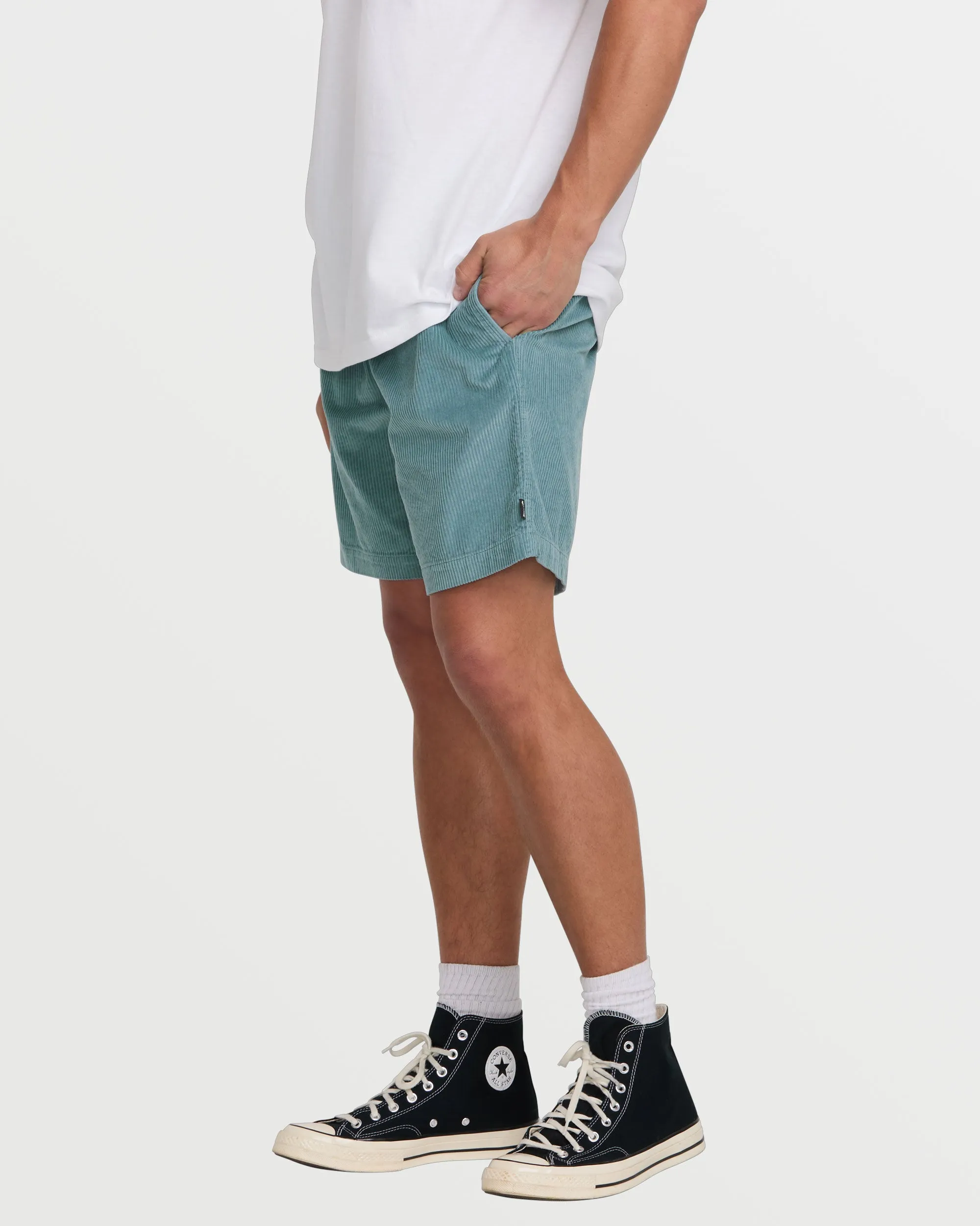 Larry Laybacks 19" Cord Shorts - Washed Blue sold by Billabong product image thumbnail 3