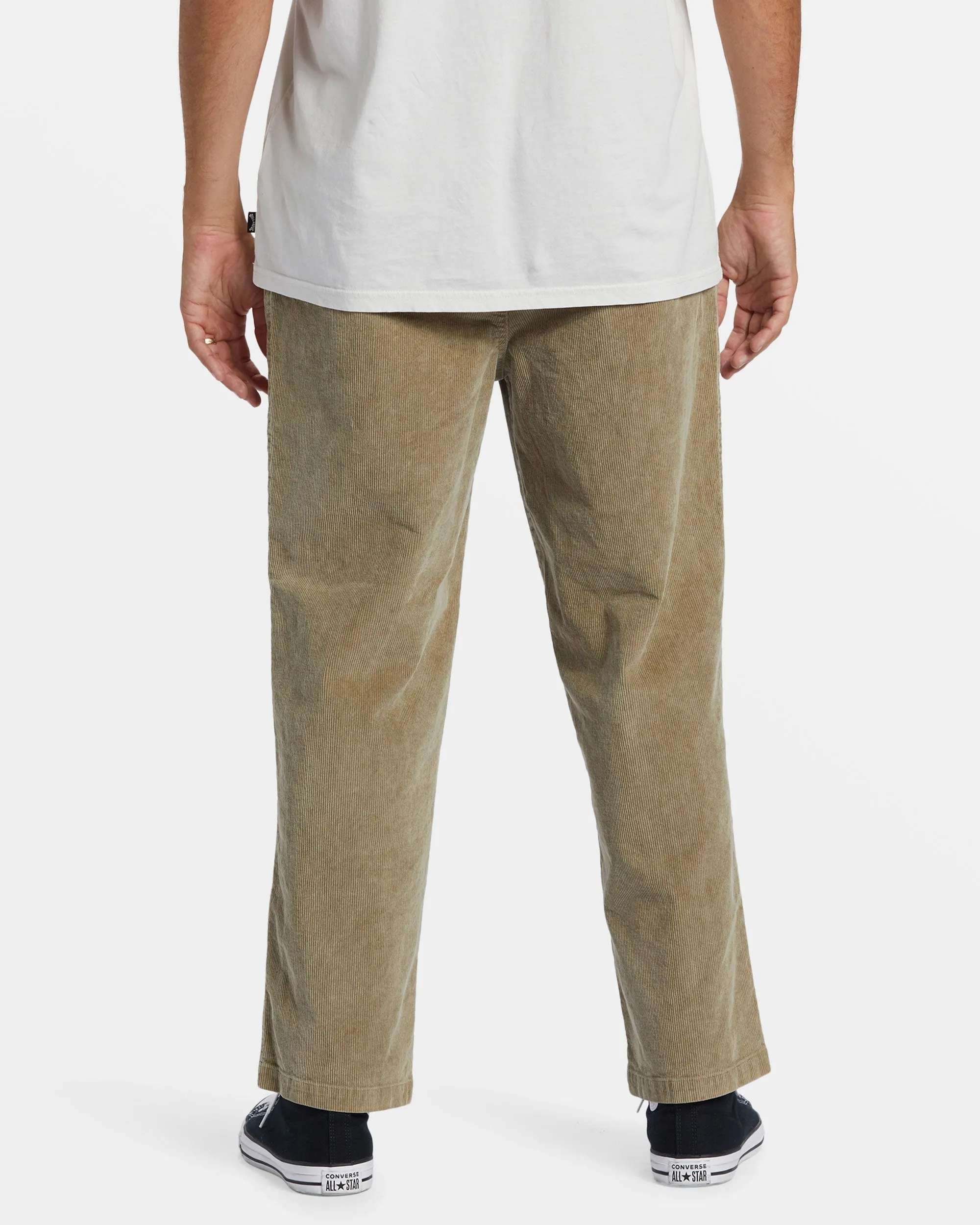 Larry Elastic Waist Corduroy Pants - Dune sold by Billabong product image thumbnail 2