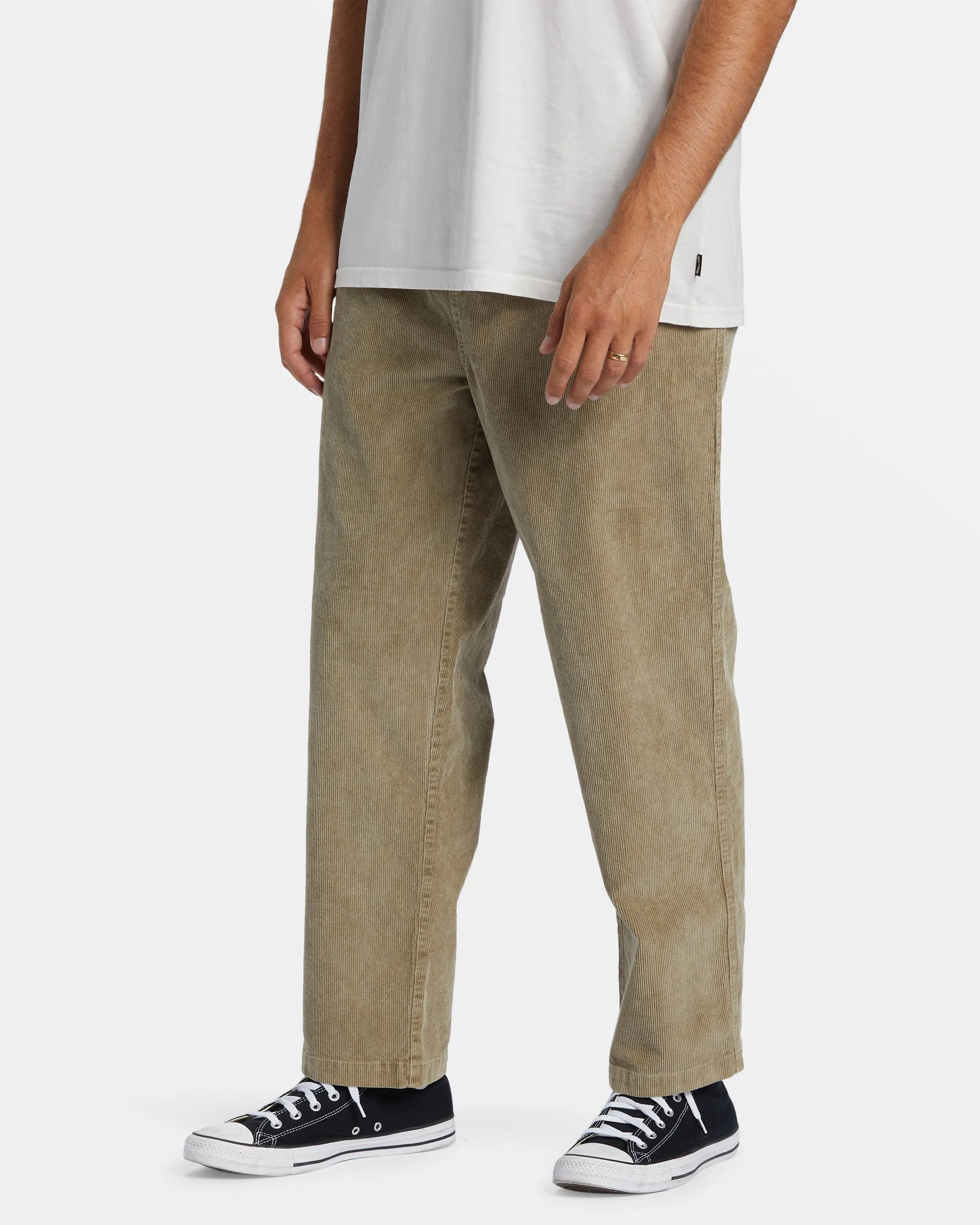 Larry Elastic Waist Corduroy Pants - Dune sold by Billabong product image thumbnail 3