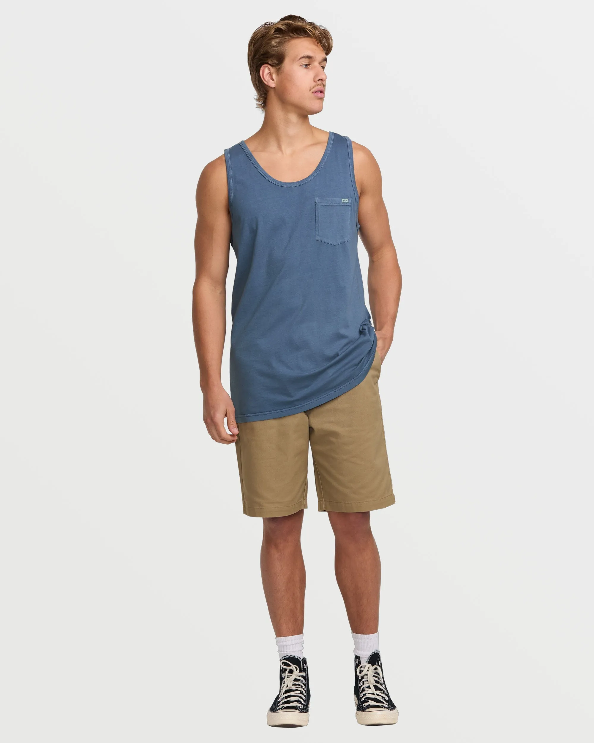 Essential Premium Wave Wash Tank - Slate Blue sold by Billabong product image thumbnail 5