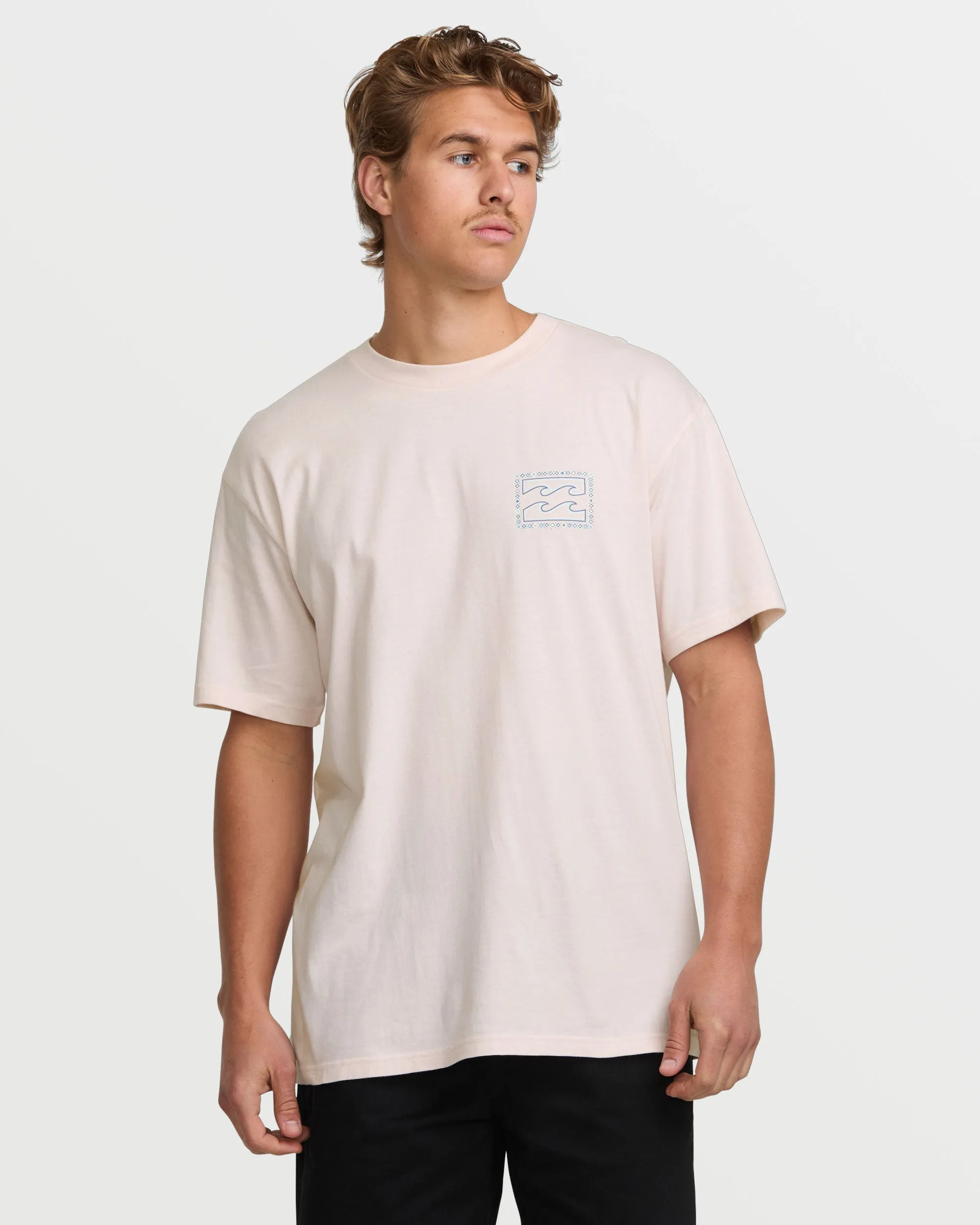 Crayon Wave Premium Tee - Light Pink sold by Billabong product image thumbnail 2