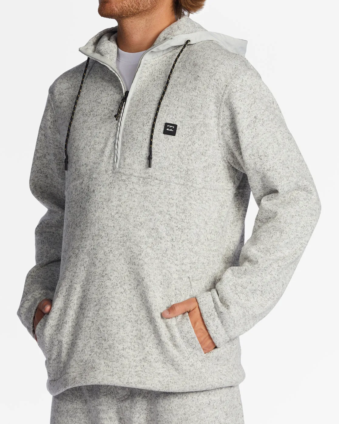 A/Div Boundary Hooded Half-Zip Pullover - Gray Heather sold by Billabong product image thumbnail 4