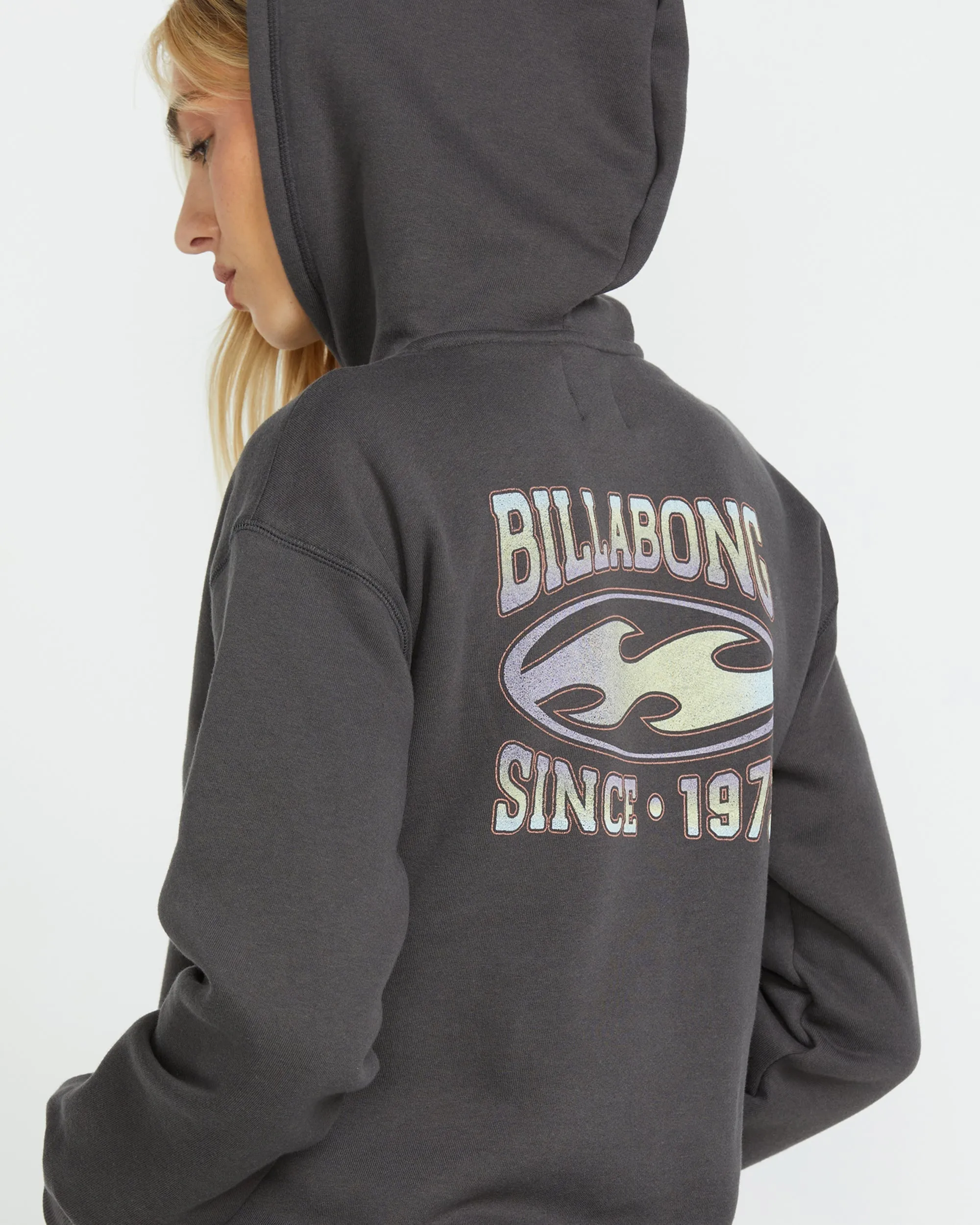 Nice Vibes Po Hoodie - Off Black sold by Billabong product image thumbnail 5