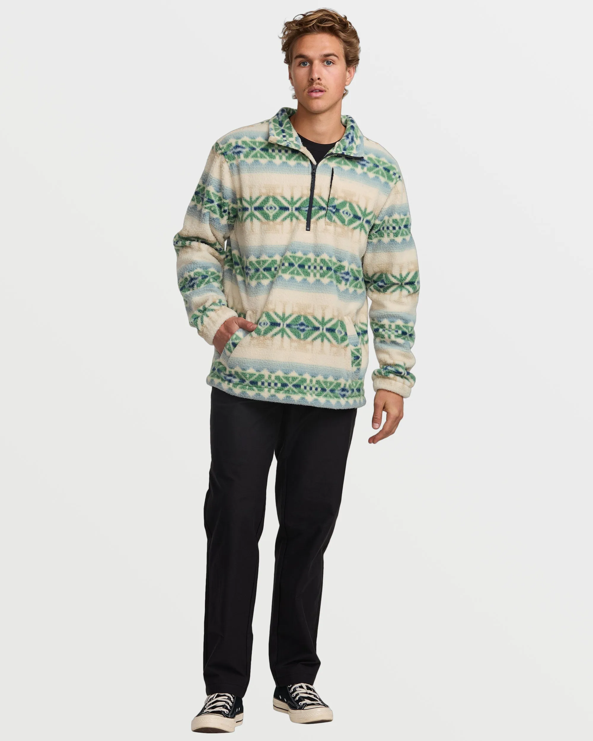 Boundary Mock Sweatshirt - Chino sold by Billabong product image thumbnail 5