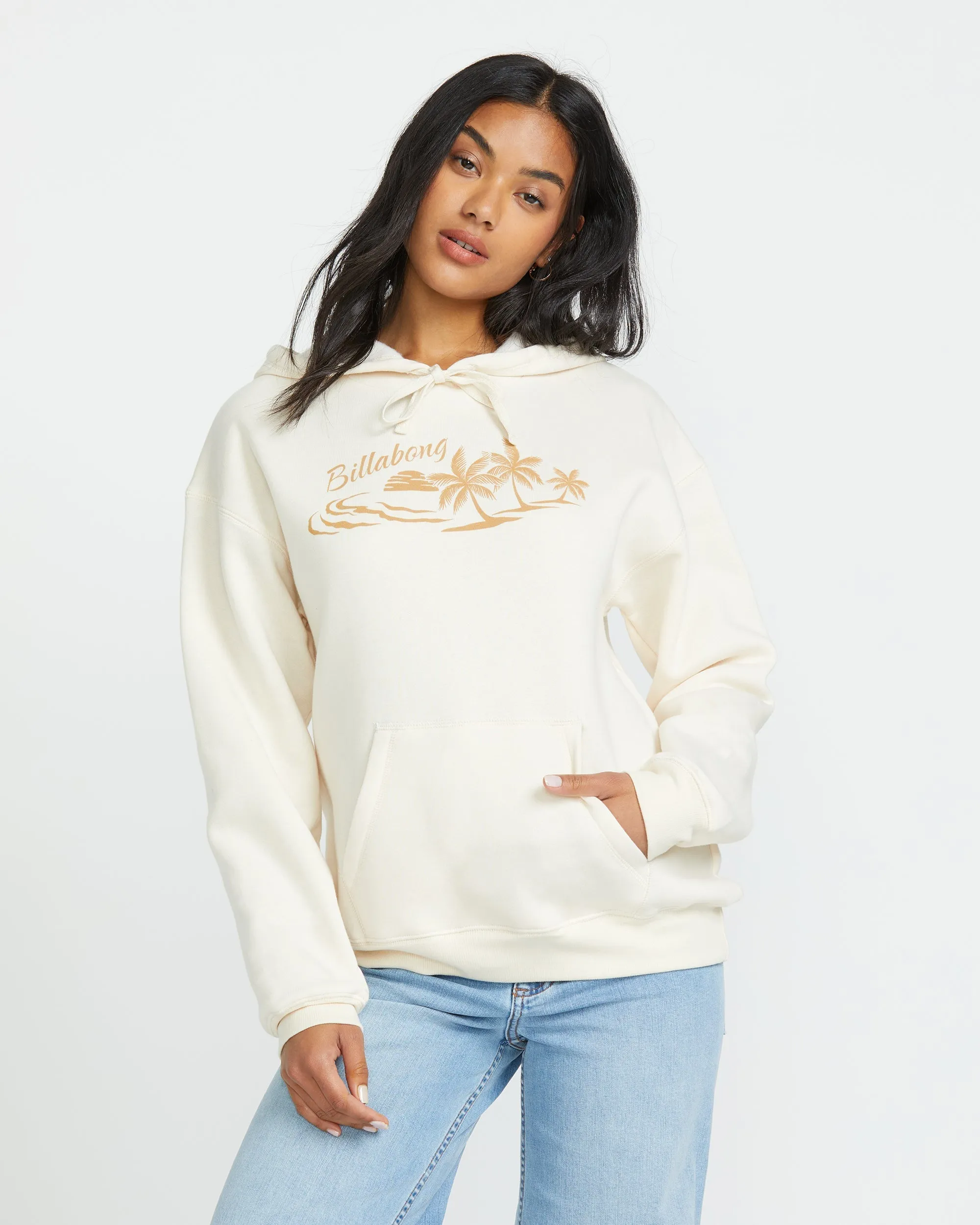 Beach Tropics Po Hoodie - Whitecap sold by Billabong
