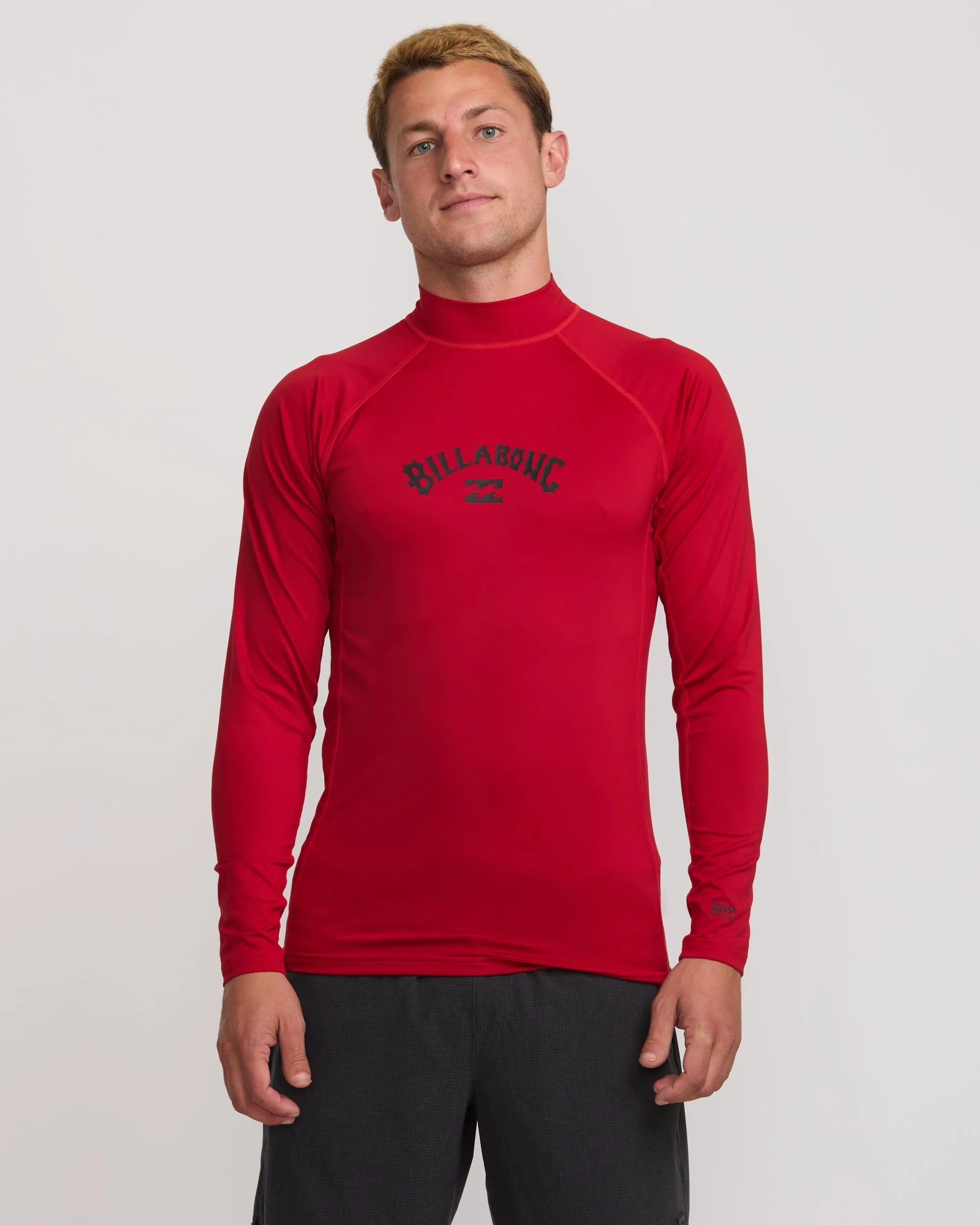 Arch Performance Fit Long Sleeve Rashguard - Scarlet sold by Billabong