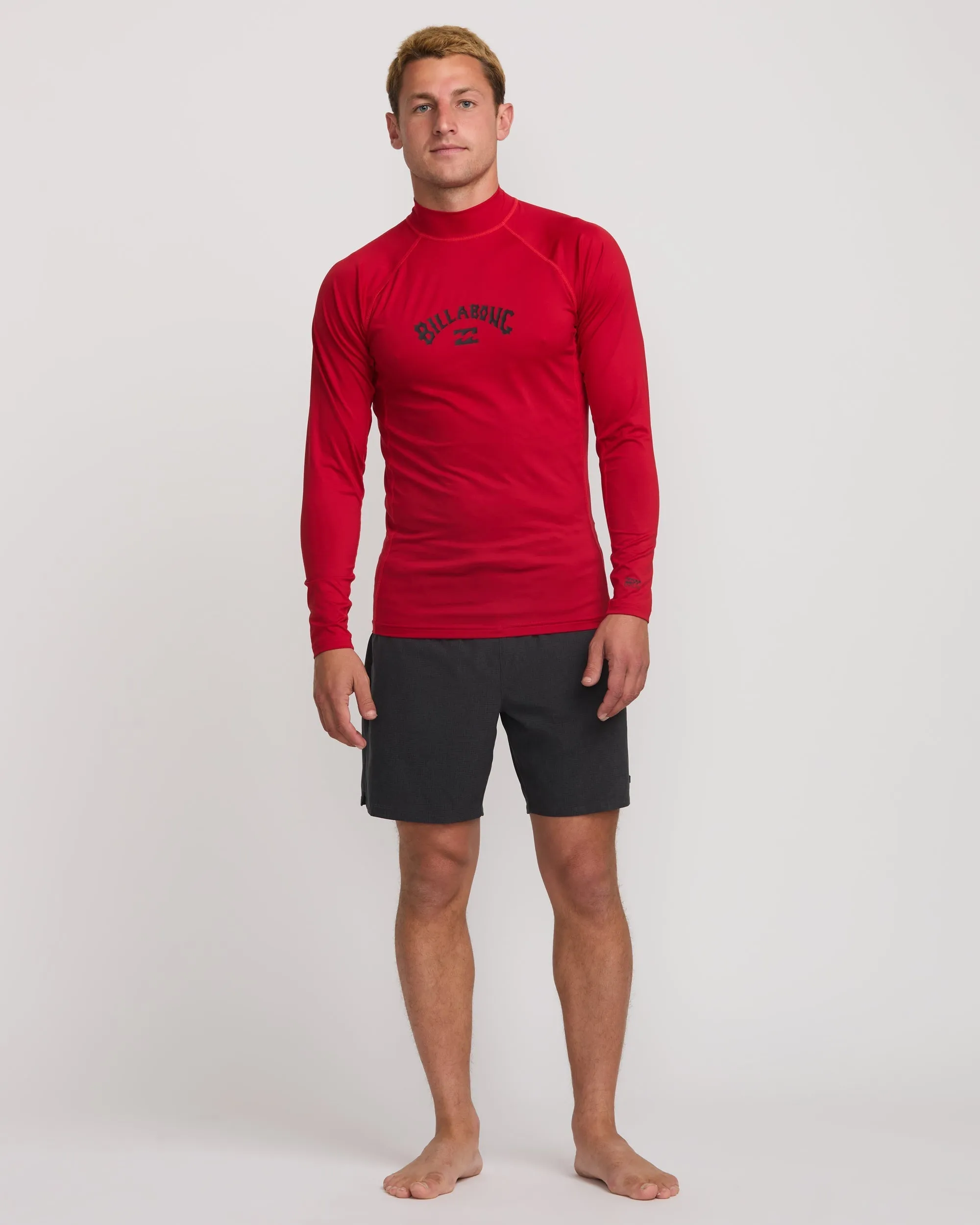 Arch Performance Fit Long Sleeve Rashguard - Scarlet sold by Billabong product image thumbnail 5