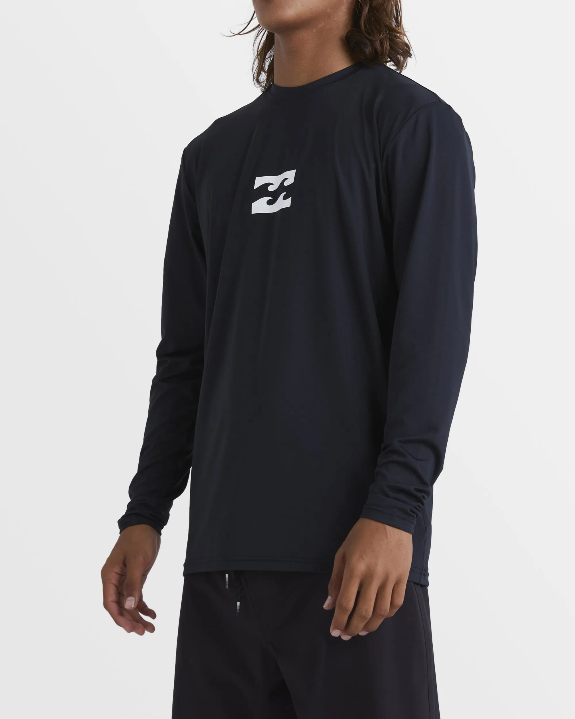 All Day Wave Loose Fit Long Sleeve Surf Tee - Black sold by Billabong product image thumbnail 3