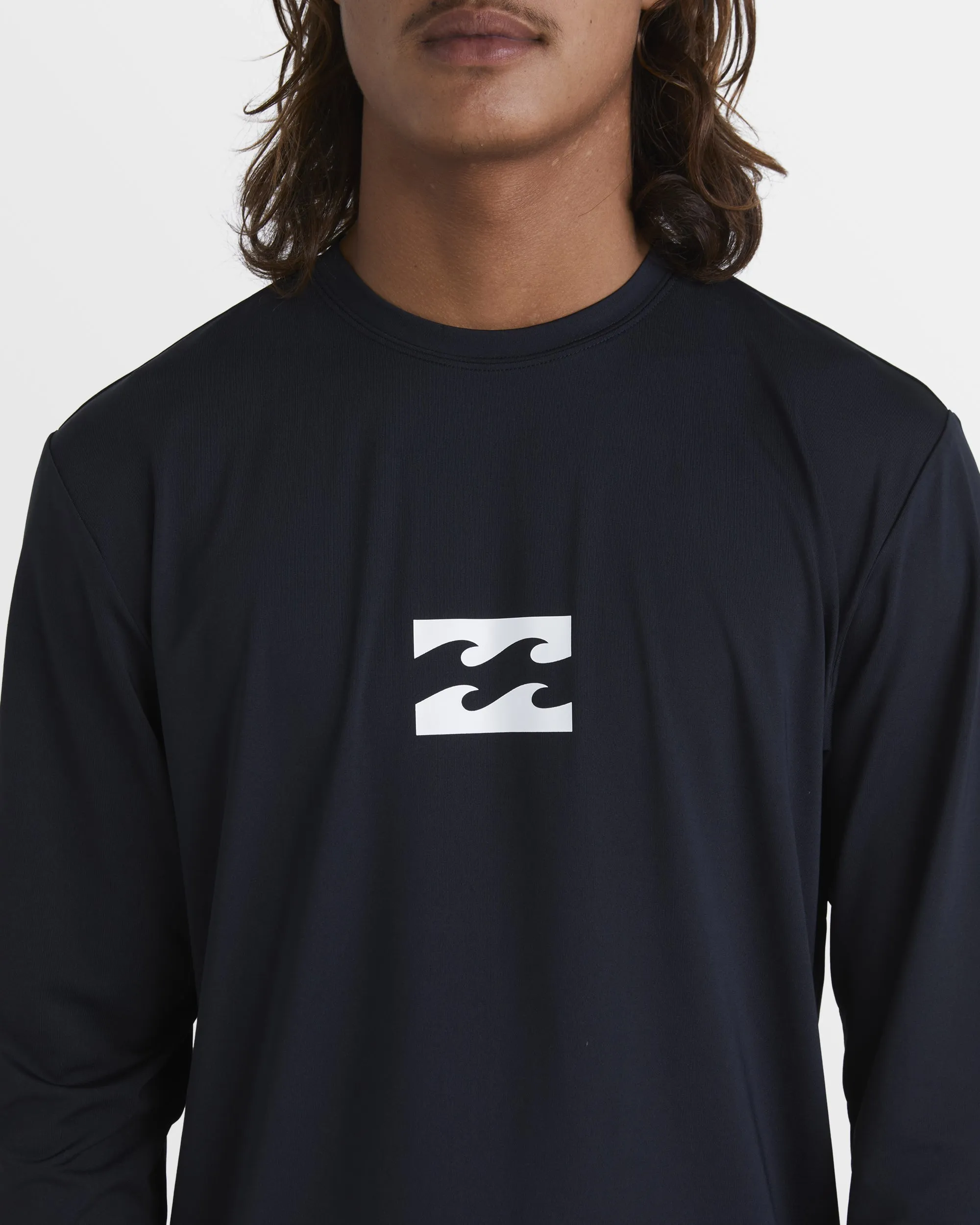 All Day Wave Loose Fit Long Sleeve Surf Tee - Black sold by Billabong product image thumbnail 4