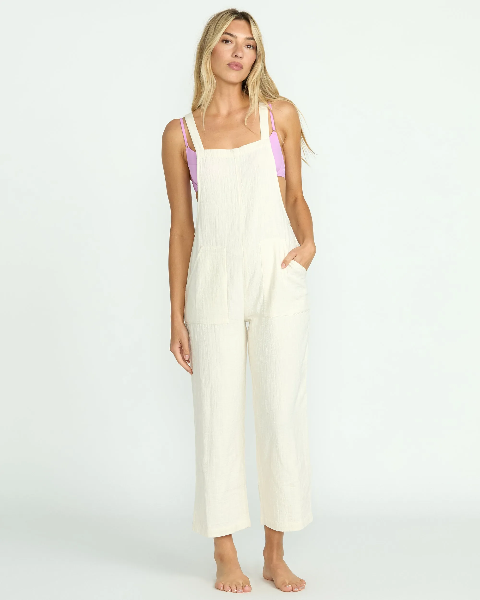 Pacific Time Jumpsuit - Whitecap sold by Billabong