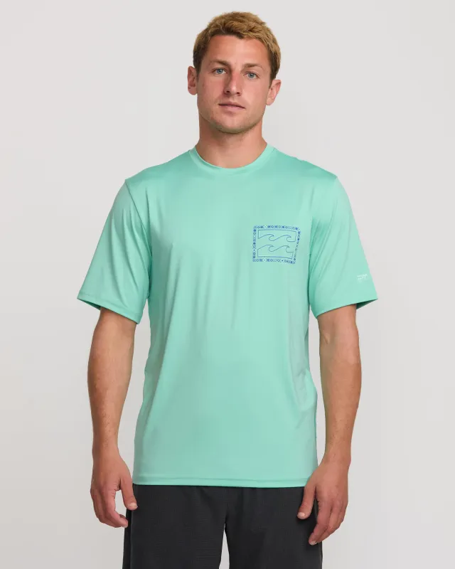 Crayon Wave Loose Fit Short Sleeve Surf Tee - Bermuda sold by Billabong