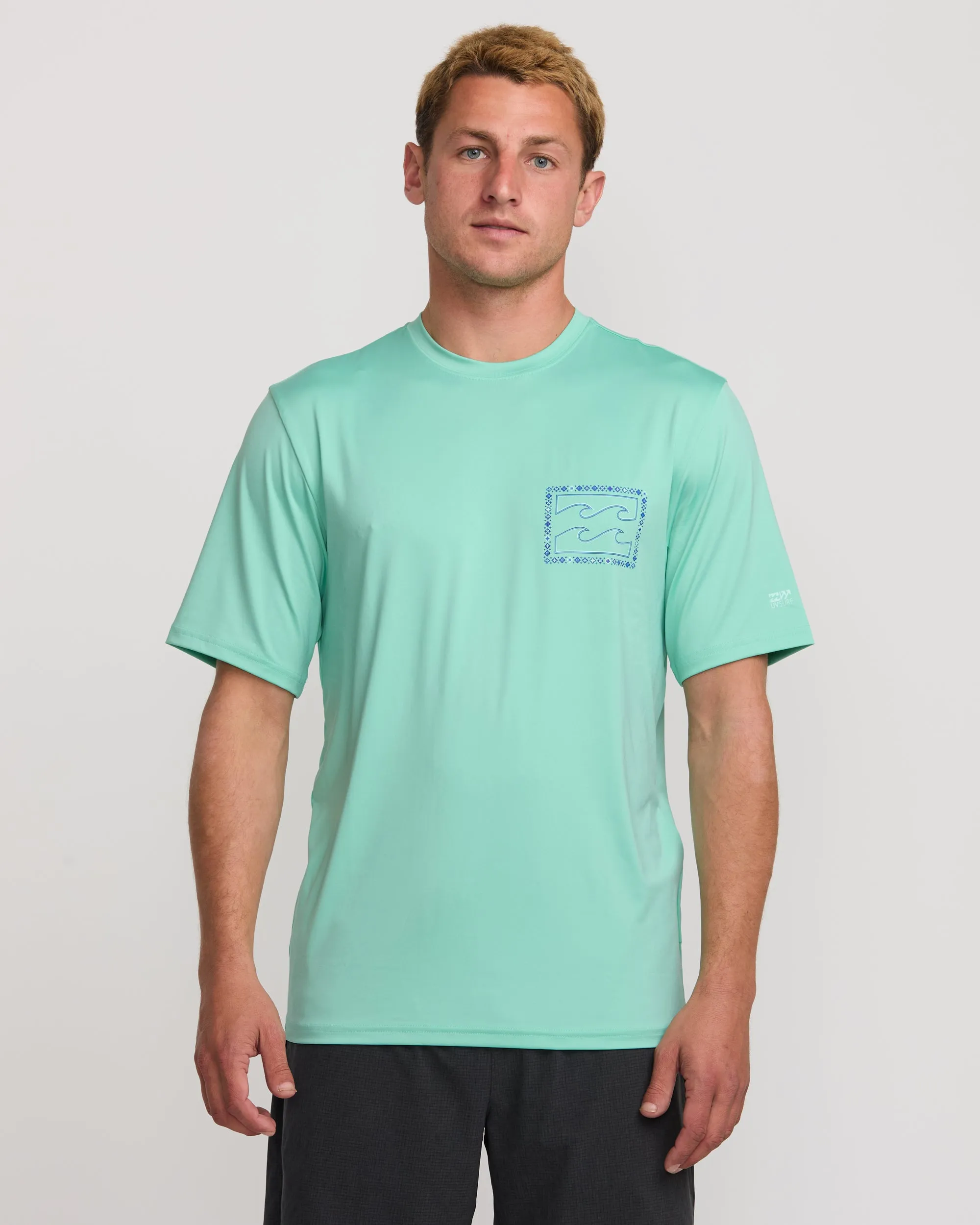 Crayon Wave Loose Fit Short Sleeve Surf Tee - Bermuda sold by Billabong