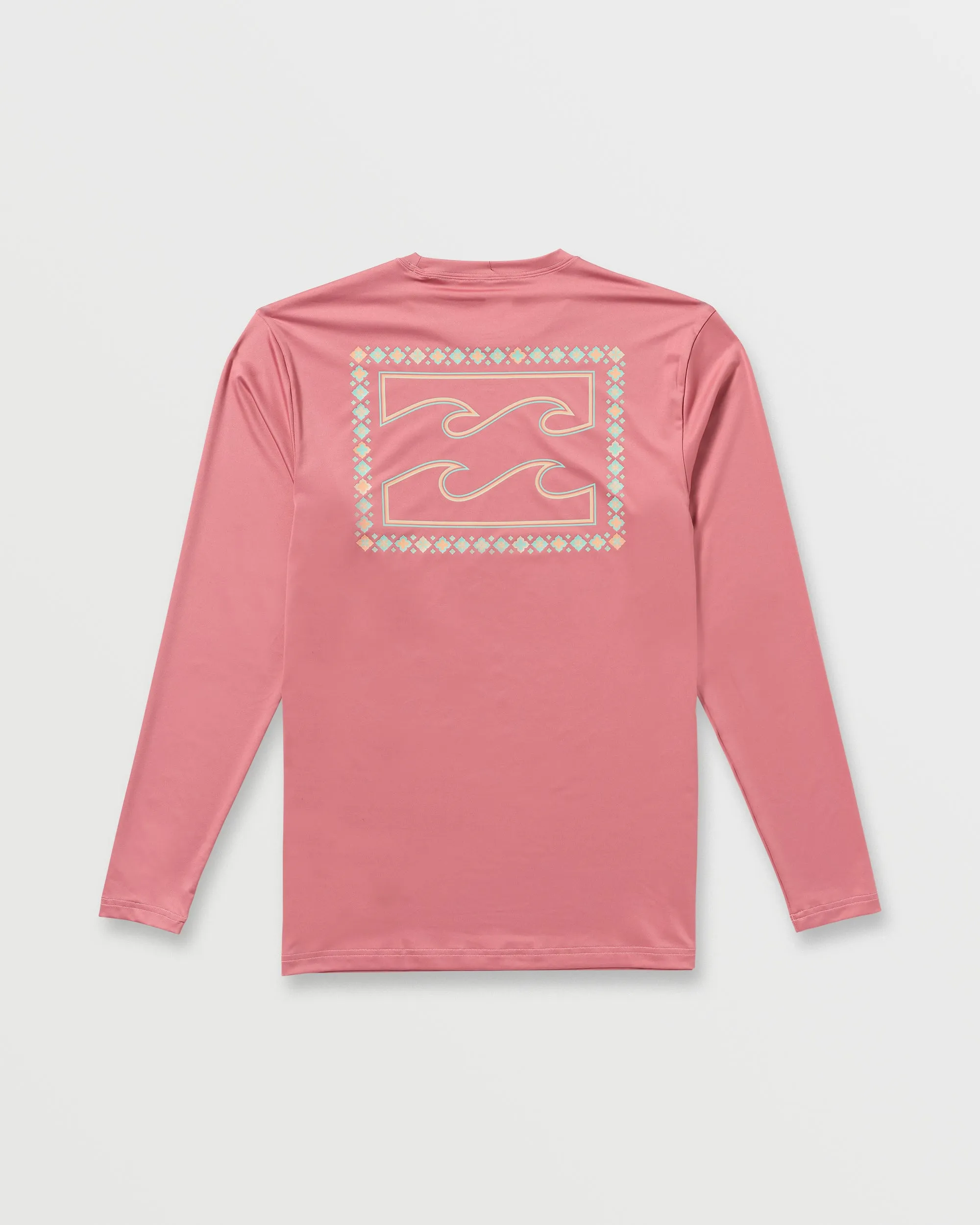 Crayon Wave Loose Fit Long Sleeve Surf Tee - Dusty Pink sold by Billabong product image thumbnail 4