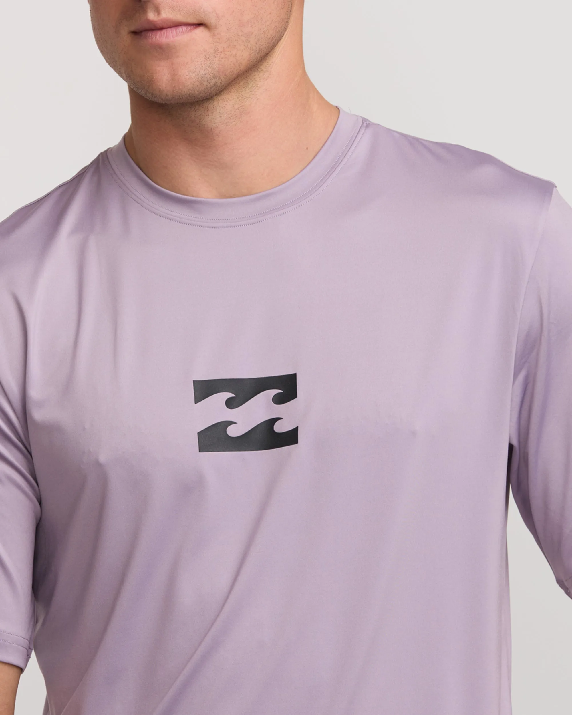 All Day Wave Short Sleeve Rashguard - Light Purple sold by Billabong product image thumbnail 4