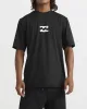 All Day Wave Short Sleeve Rashguard - Black sold by Billabong
