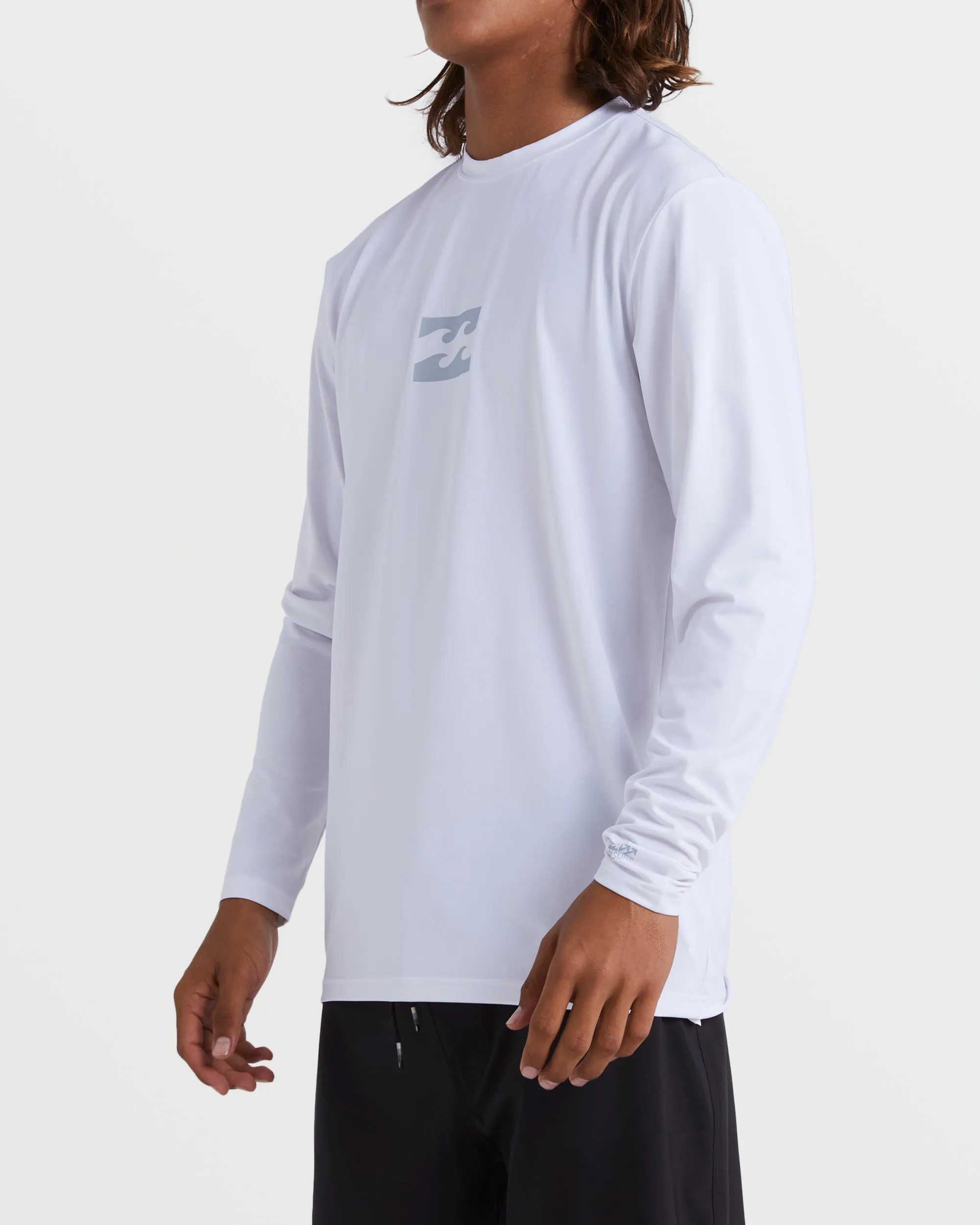 All Day Wave Loose Fit Long Sleeve Surf Tee - White sold by Billabong product image thumbnail 4