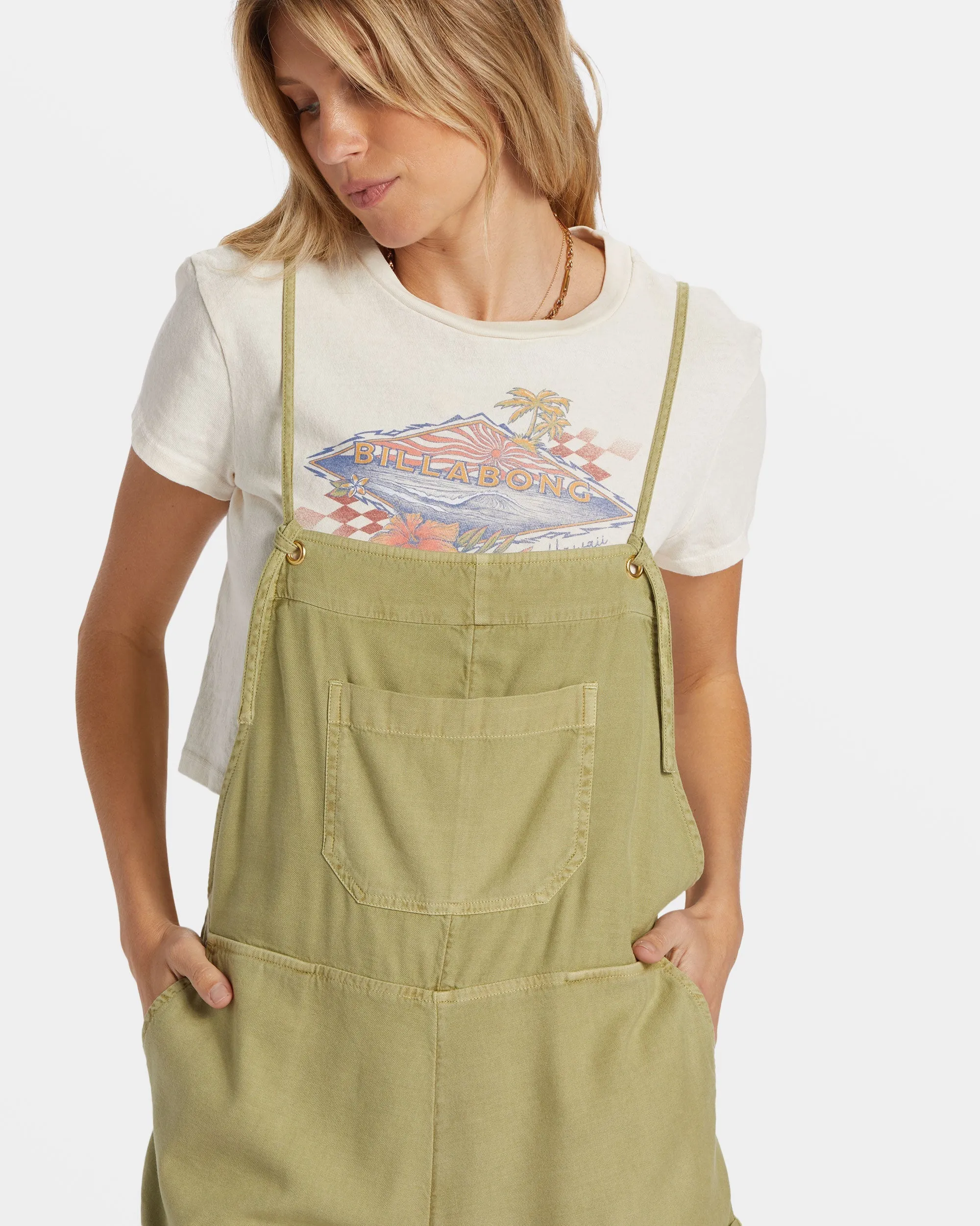 Wild Pursuit Romper - Avocado sold by Billabong product image thumbnail 5