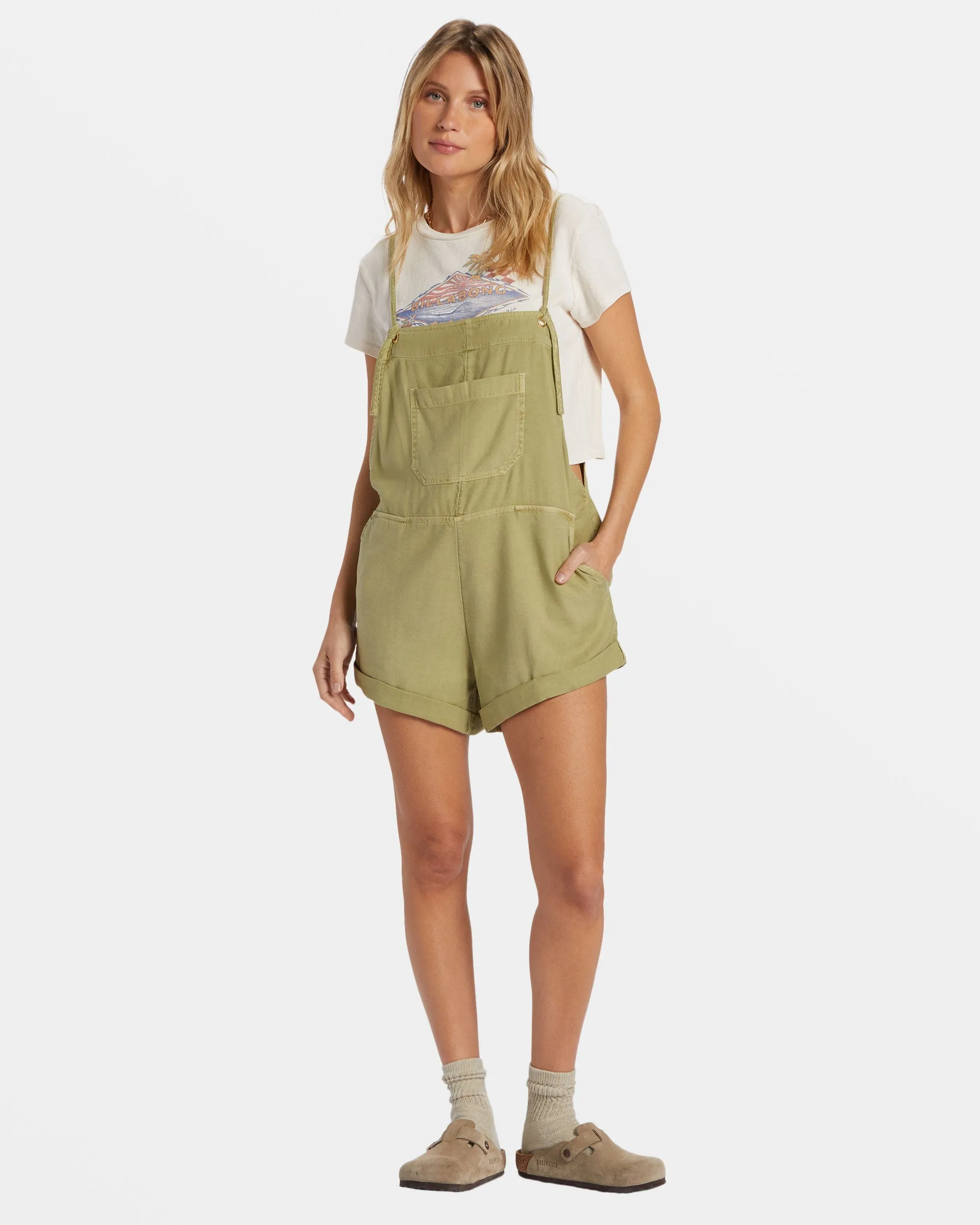 Wild Pursuit Romper - Avocado sold by Billabong product image thumbnail 4